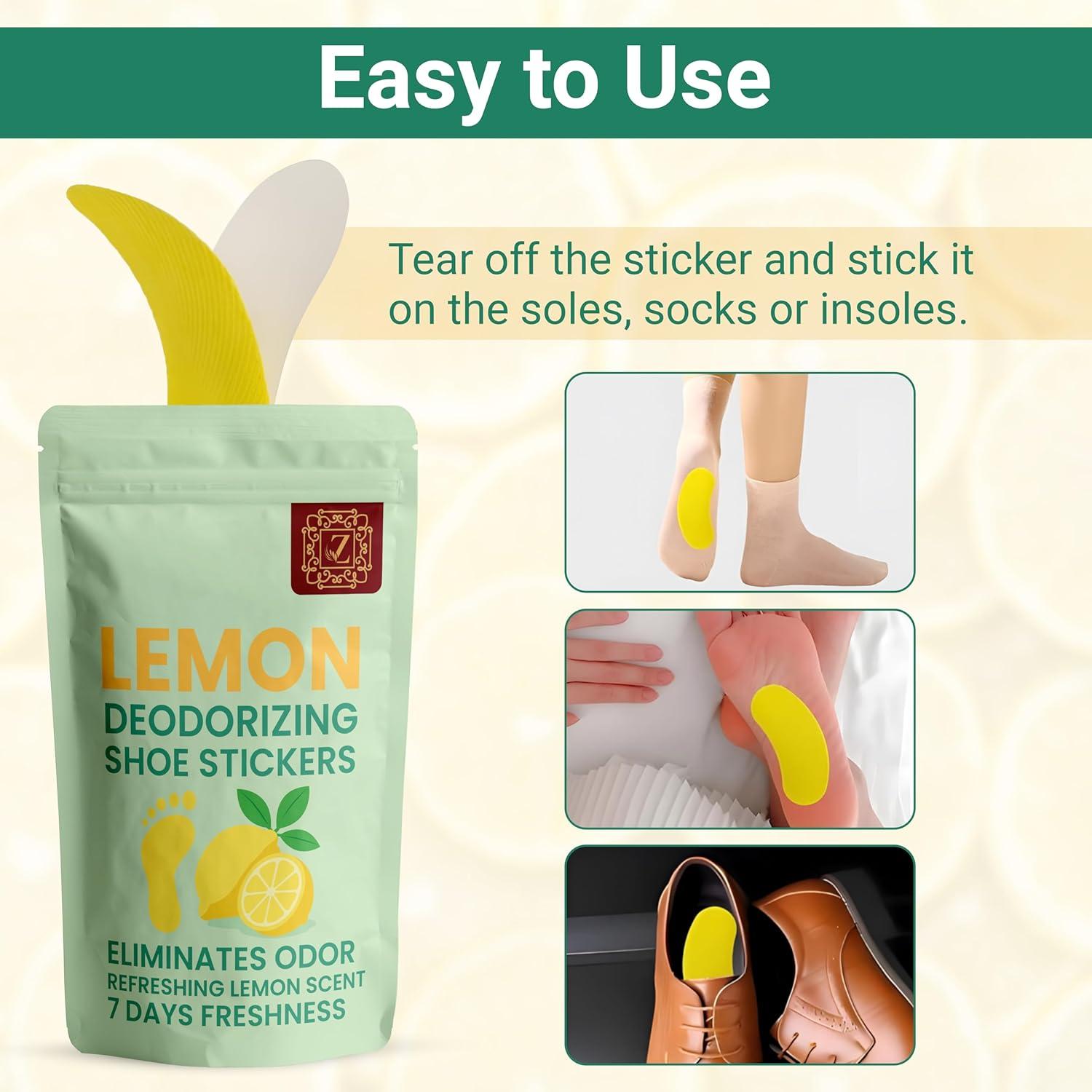 Parches Desodorantes Naturales ZIPSON para Zapatos - 20 Unidades