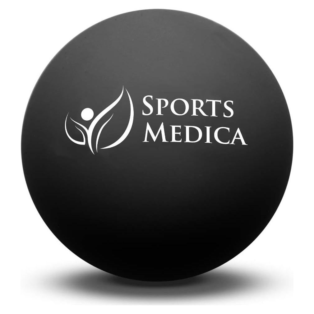 Pelota de Lacrosse Negra Sports Medica - Terapia de Masaje