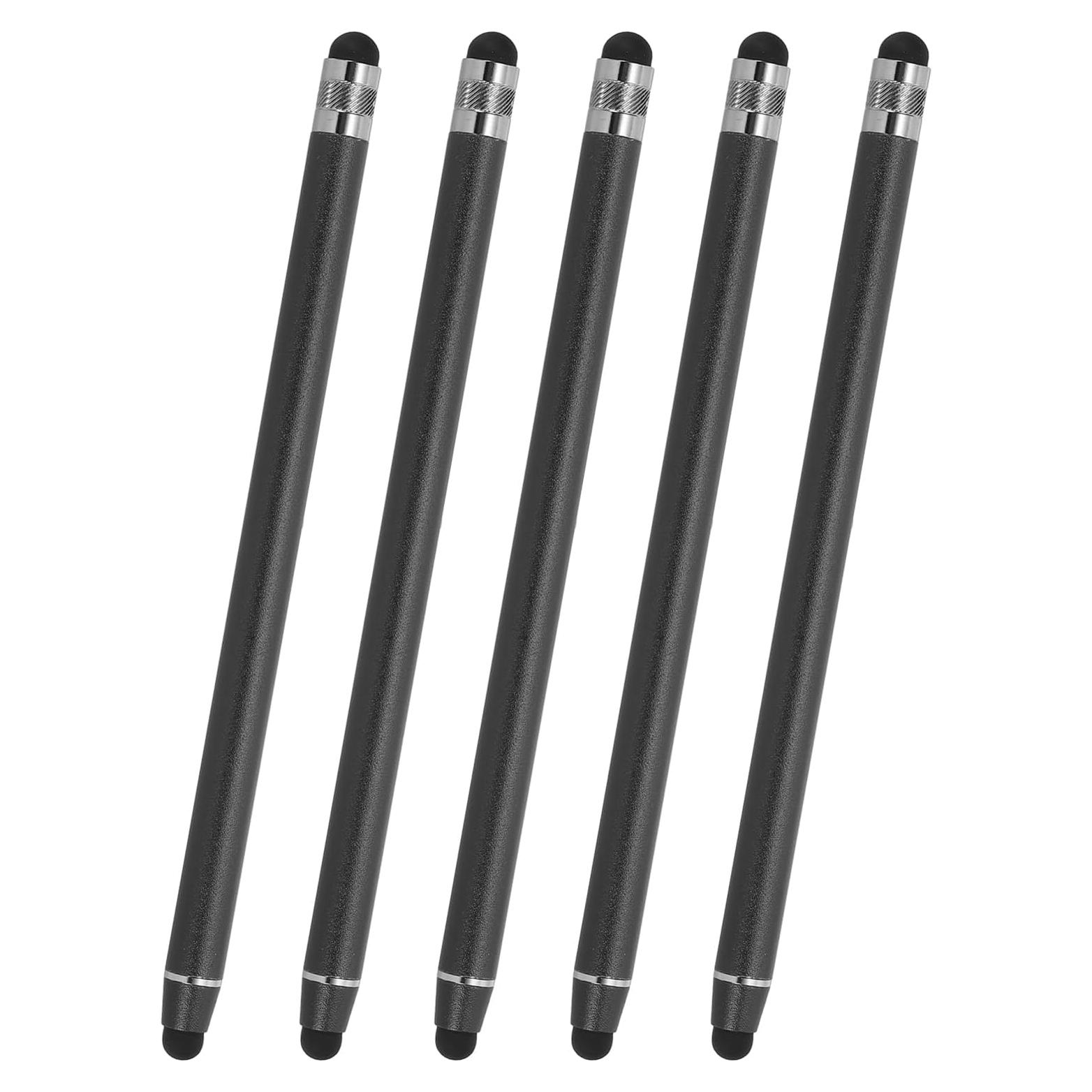 Bolígrafos Stylus PATIKIL 5 Pcs Alta Sensibilidad Negro