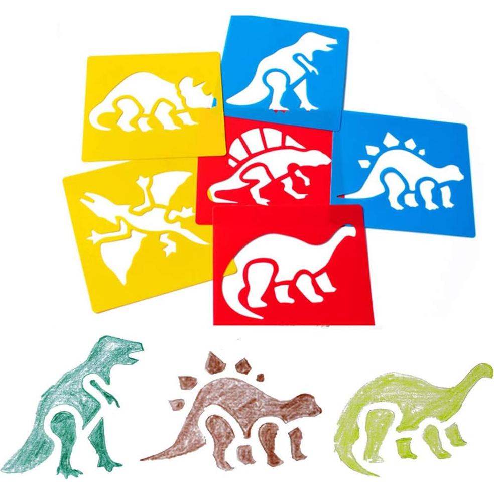 Plantillas de Dibujo Lependor 36 Piezas para Niños - Lavables