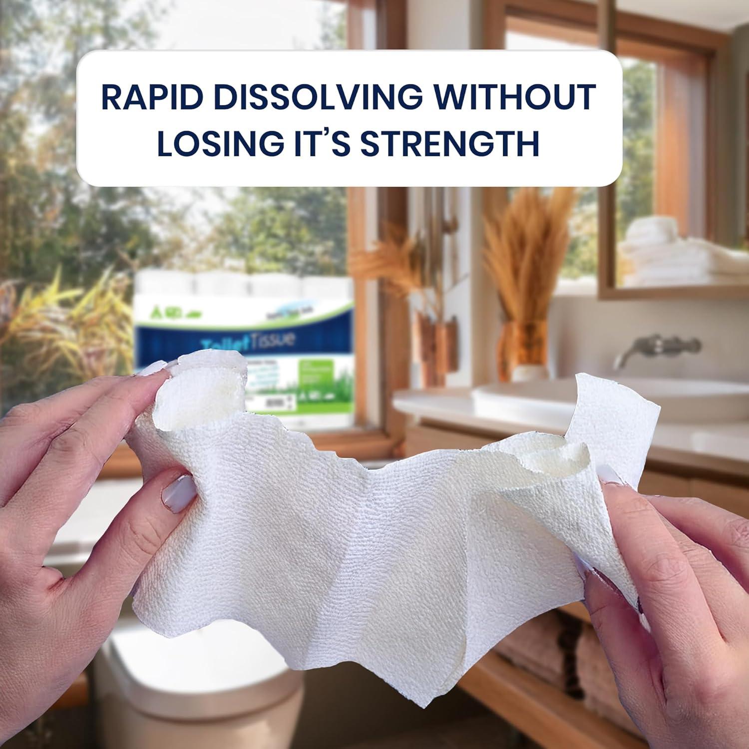 Papel Higiénico Biodegradable Freedom Living 4 Rollos 500 Hojas