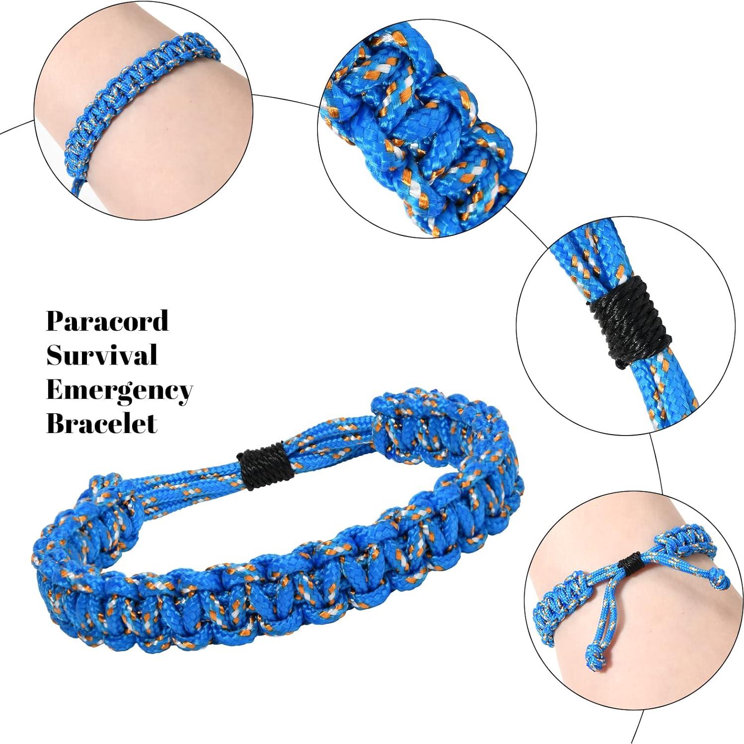 Set de 12 Pulseras de Paracord Lorfancy para Hombres y Niños