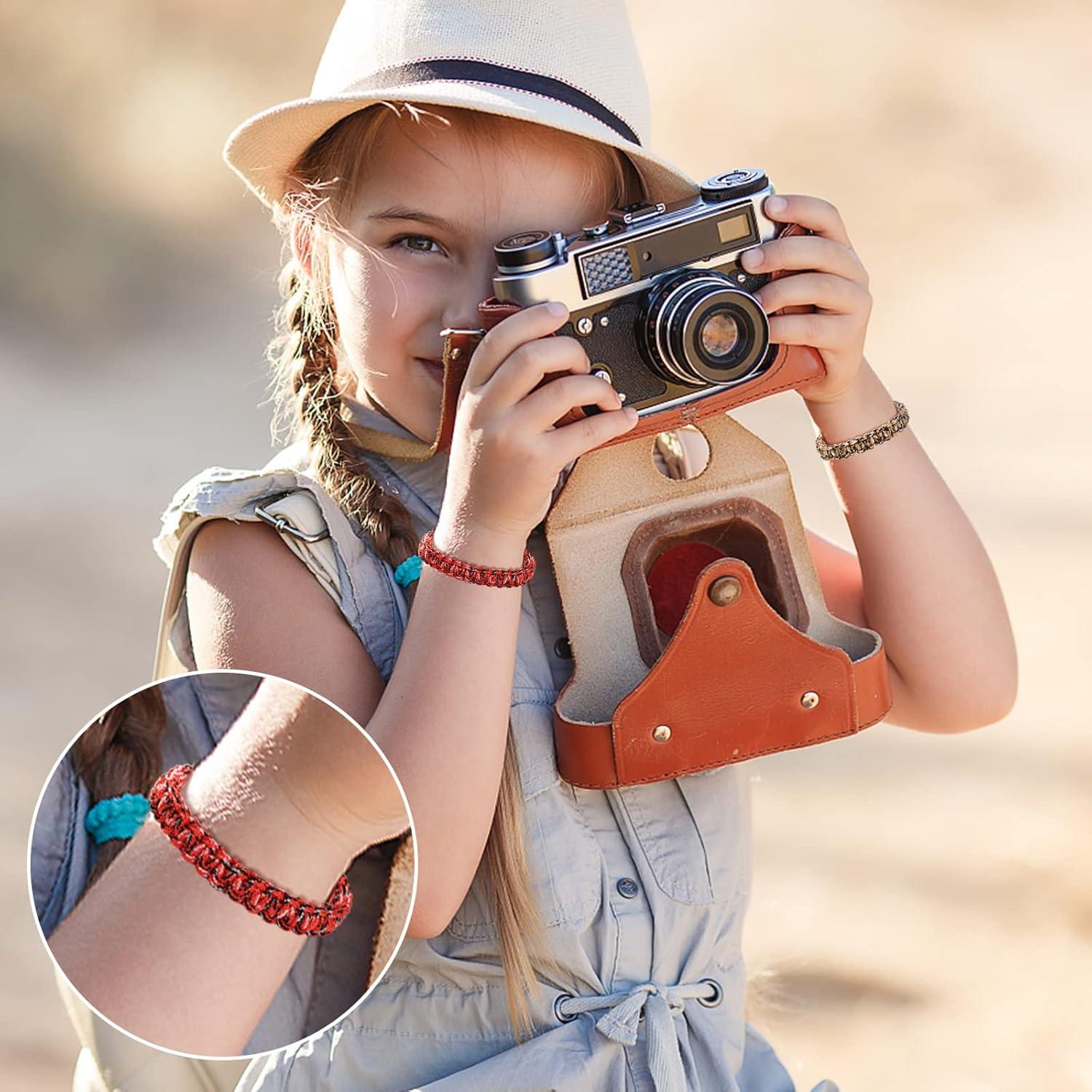 Set de 12 Pulseras de Paracord Lorfancy para Hombres y Niños