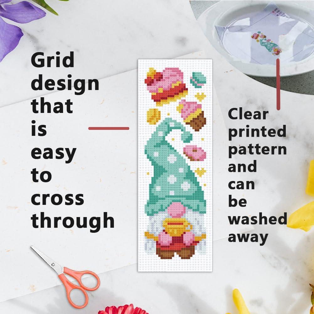 Kit de Marcadores de Cruce de Puntos INFUNLY 6 Piezas DIY