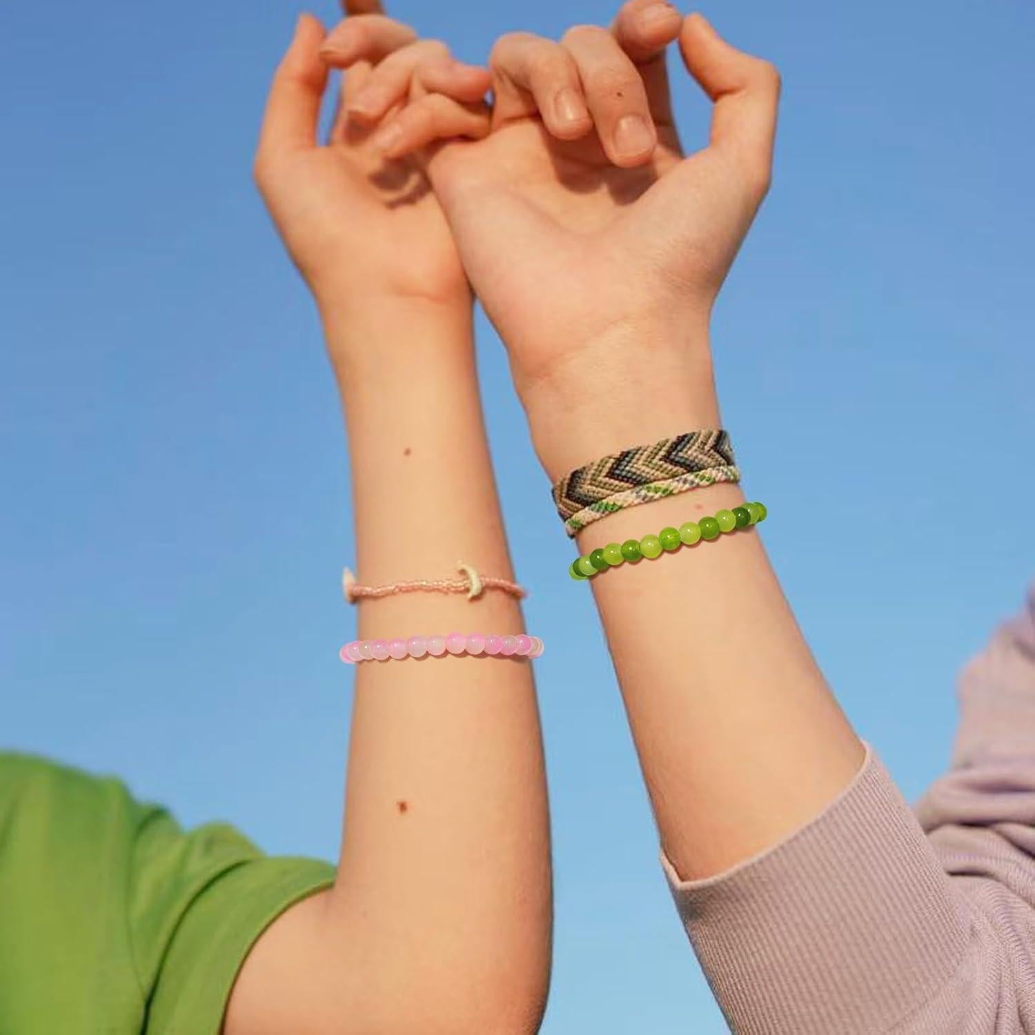 Kit de Perlas de Vidrio NEWMIAO 1188 Piezas 6mm 22 Colores