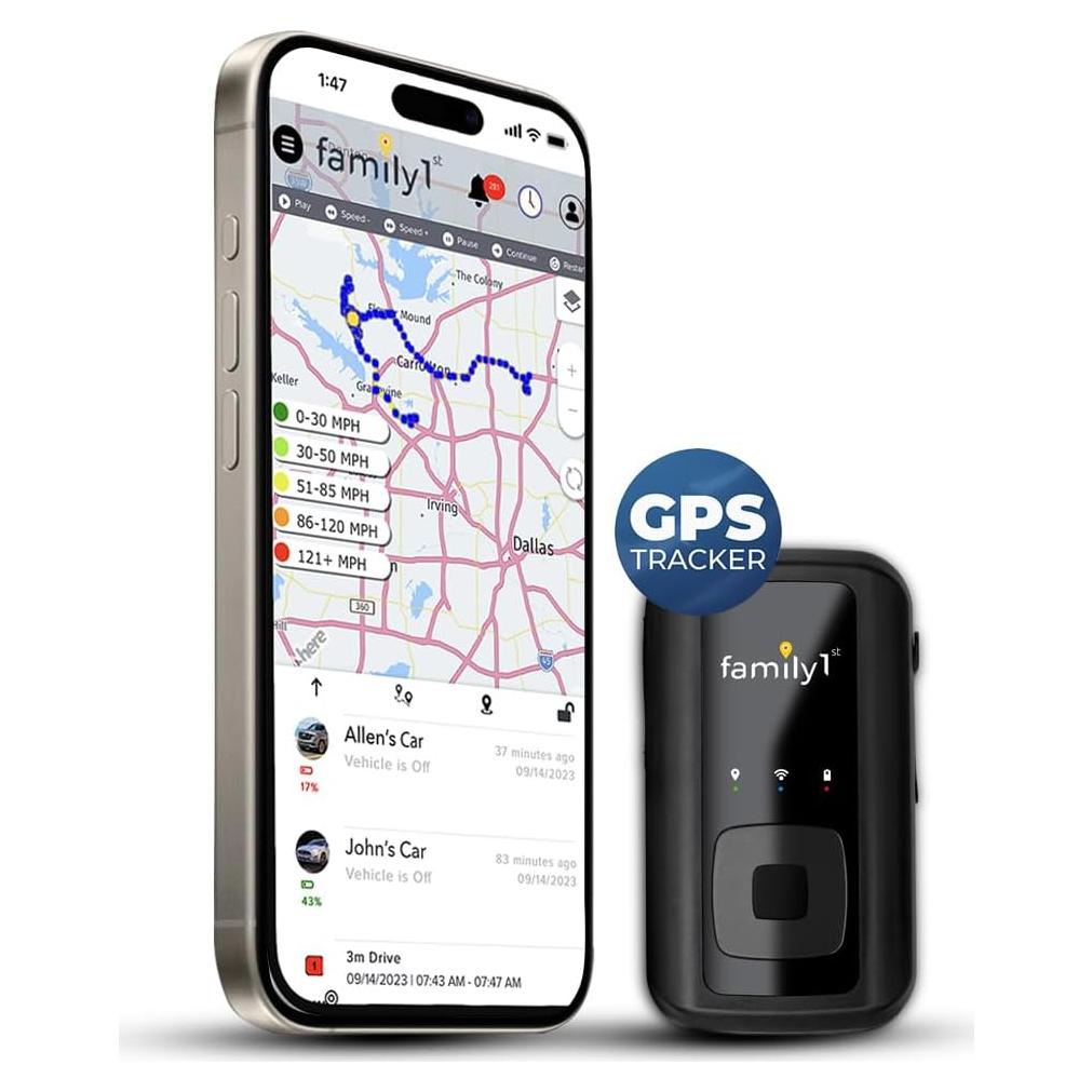 Localizador GPS Portátil Family1st para Vehículos 4G LTE