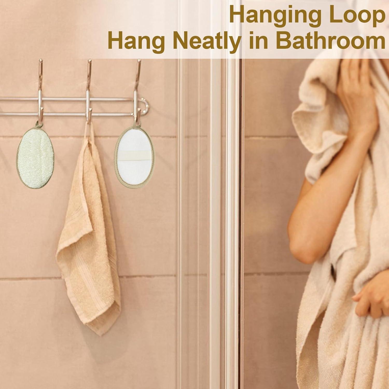 Esponja Exfoliante de Lufa Natural CrazyTerra - Paquete de 2