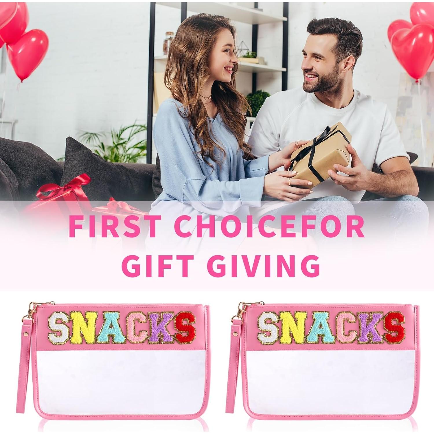 Bolsas de Snack Sunnydeer 2 Pcs Rosa, Multiuso y Resistente