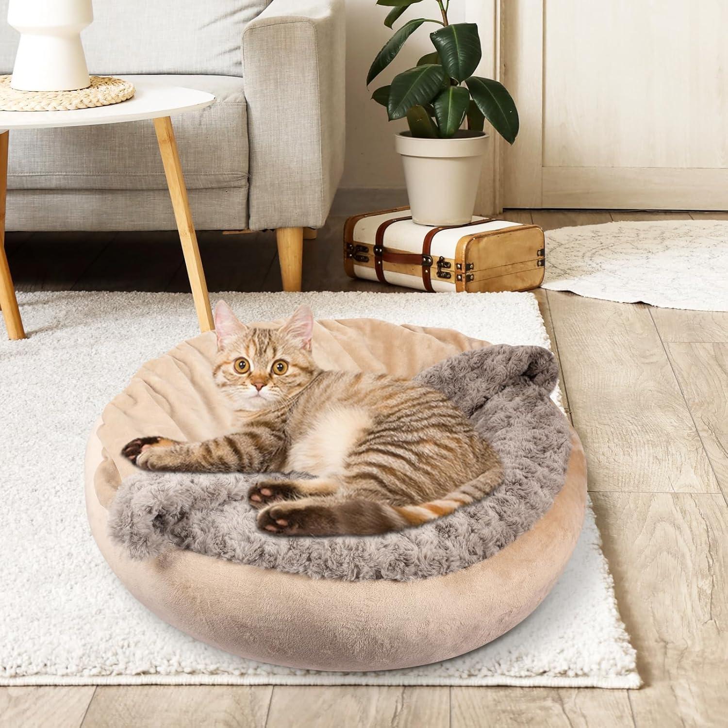Cama para Perro y Gato JOEJOY Pequeña 58.42 cm Antideslizante