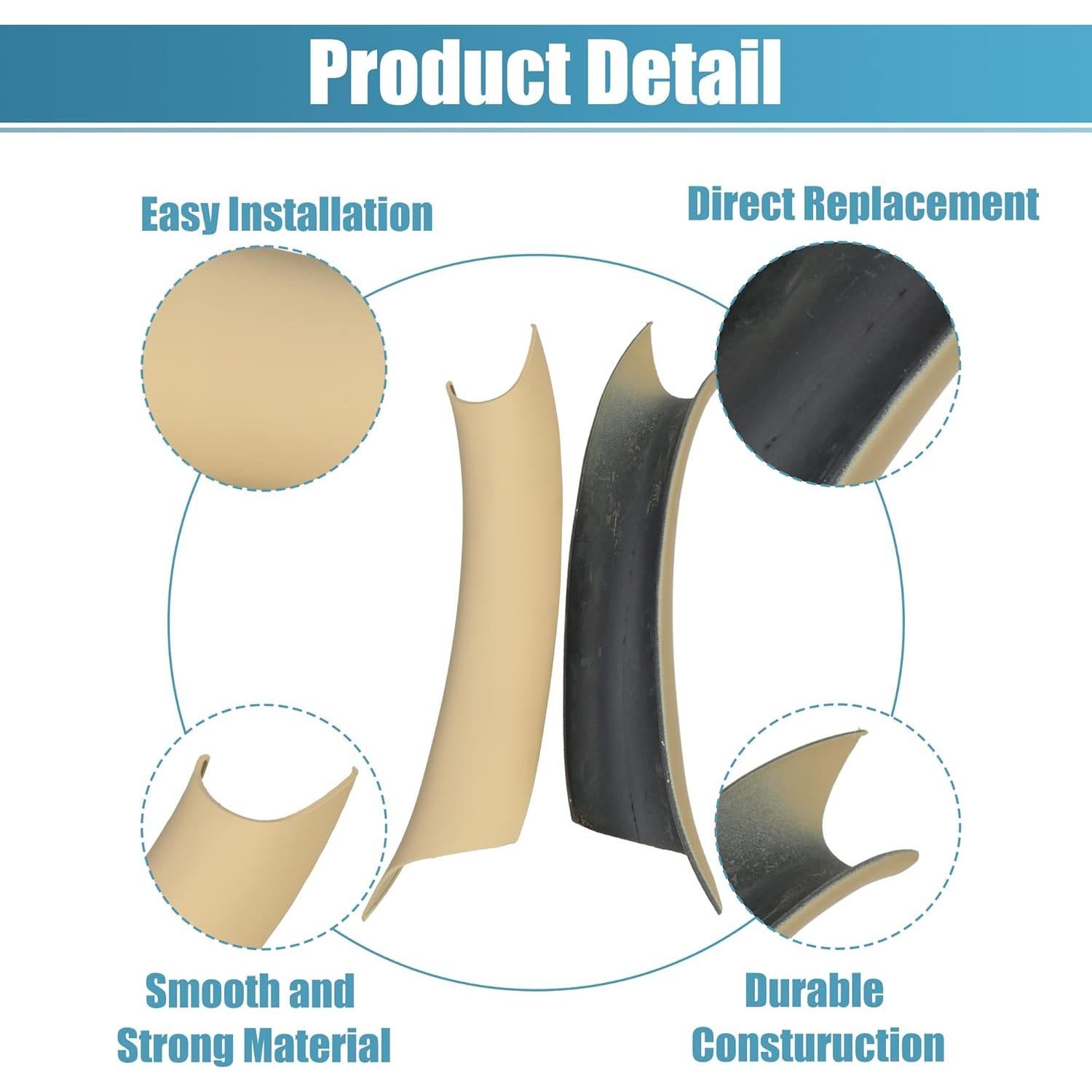 Cubierta Interior del Mango de Puerta BMW F15 F16 3 Piezas Beige