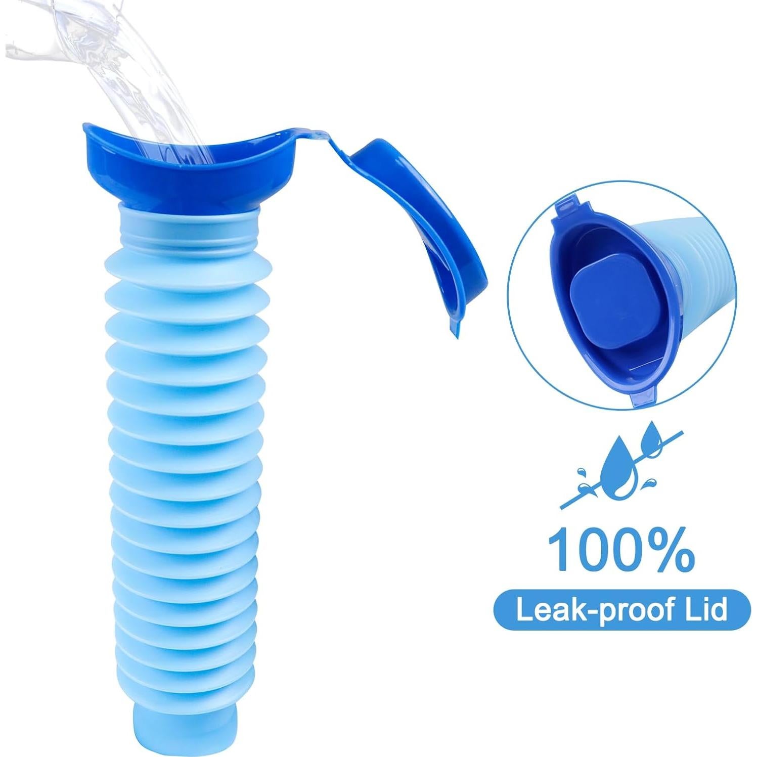 Orinal Portátil Leetye Mei AM0015-BLU 750ml Plegable Azul