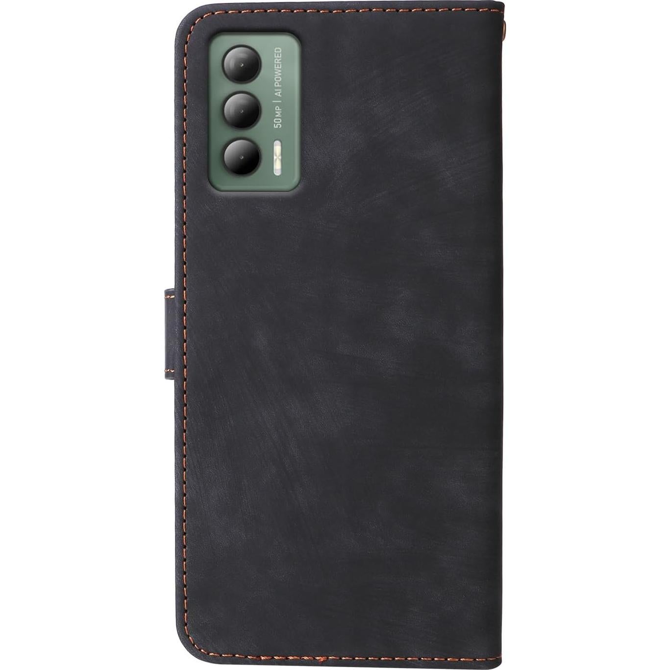 Funda de Cartera IUQXU para Cricket Outlast y AT&T Jetmore