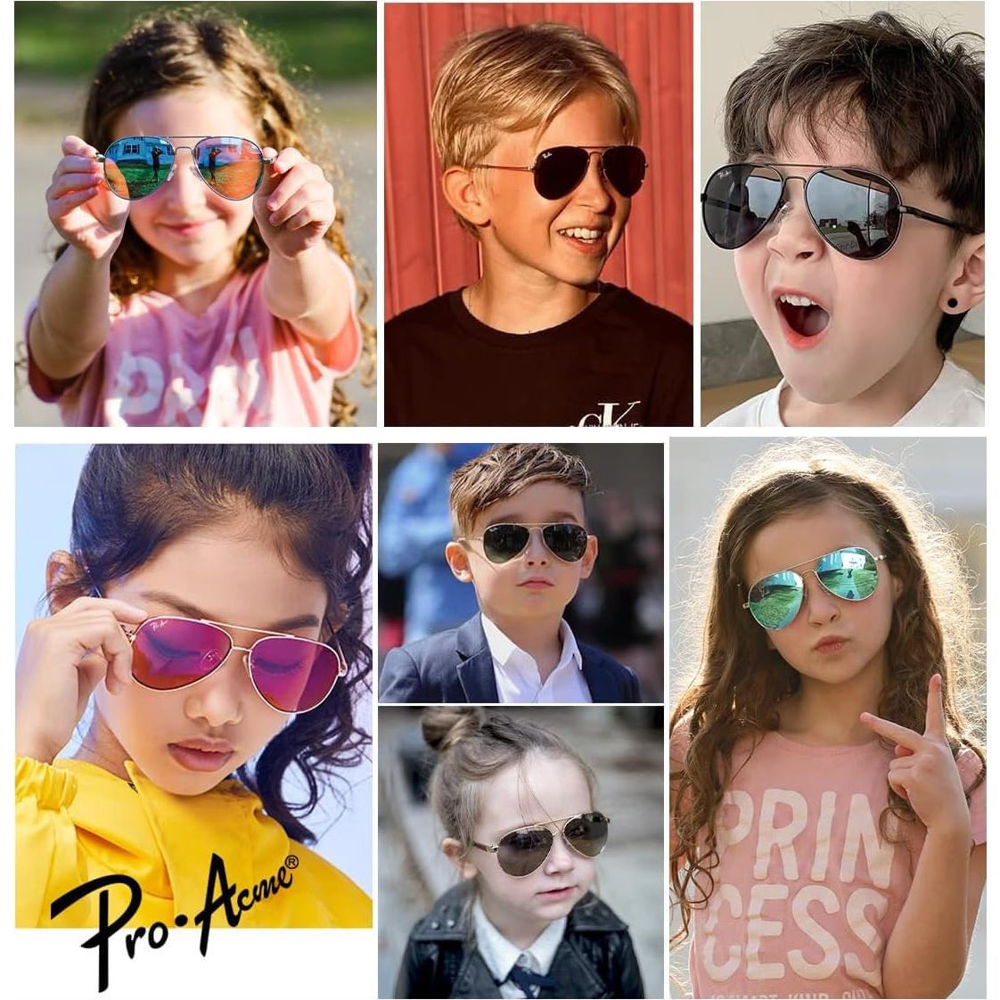 Gafas de sol aviador Pro Acme para niños, polarizadas, 50-52 mm