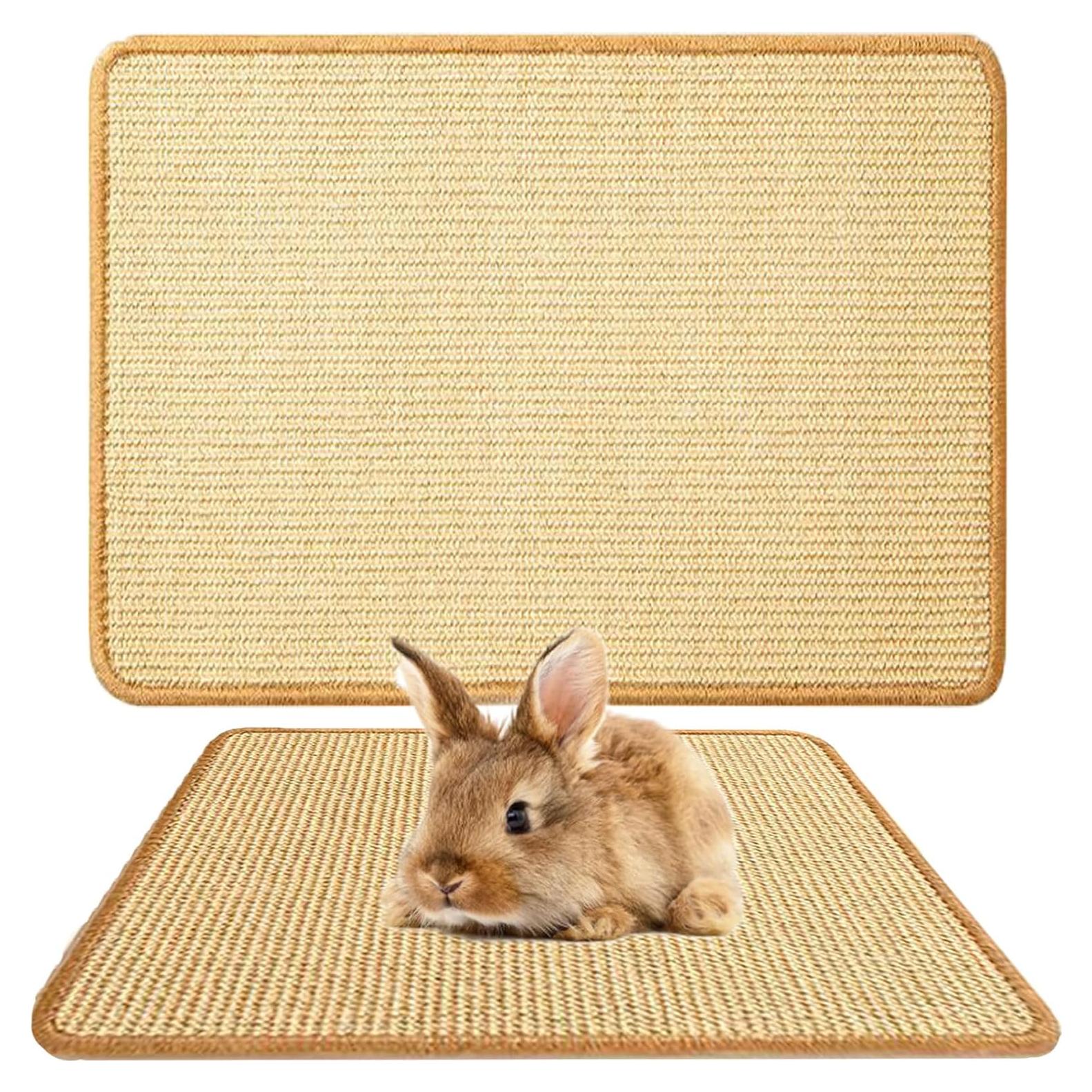 Alfombra de Rascado Oncpcare para Conejos 61x41 cm Natural