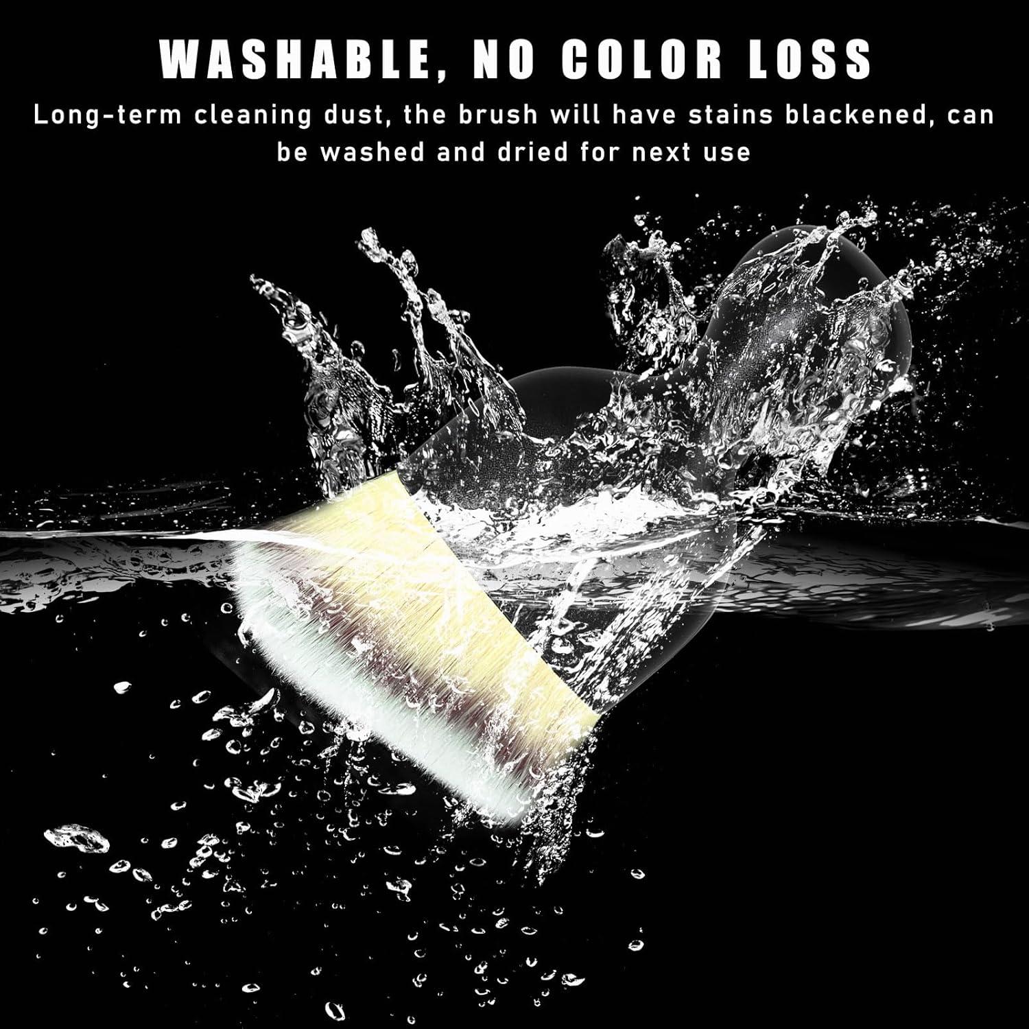 Cepillo de Polvo para Interior de Auto Dickno Beige 4.5x9.8cm