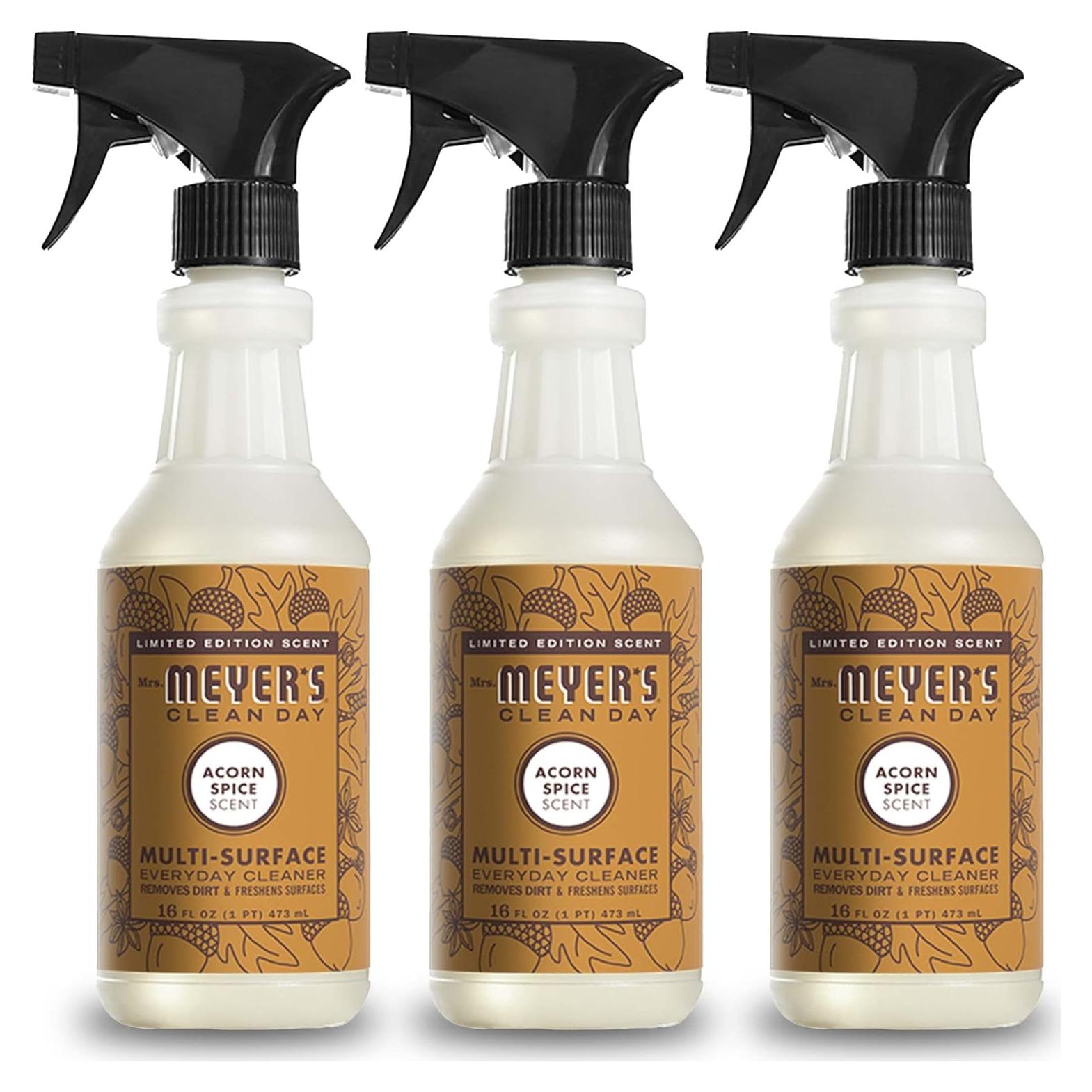 Limpiador Multiusos Mrs. Meyer's 3 Paquetes 16 oz Especias de Bellota