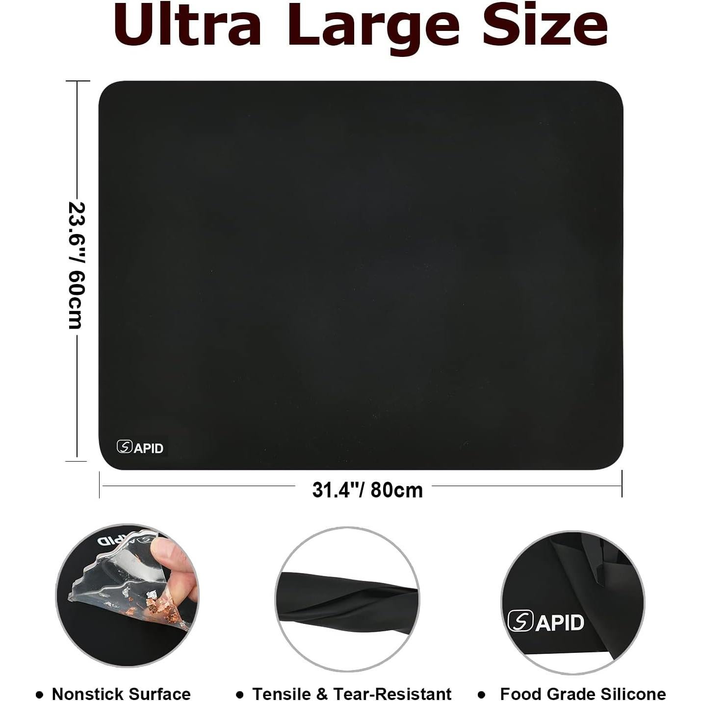 Hoja de Silicona Extra Grande SAPID 80x60cm Antiadherente