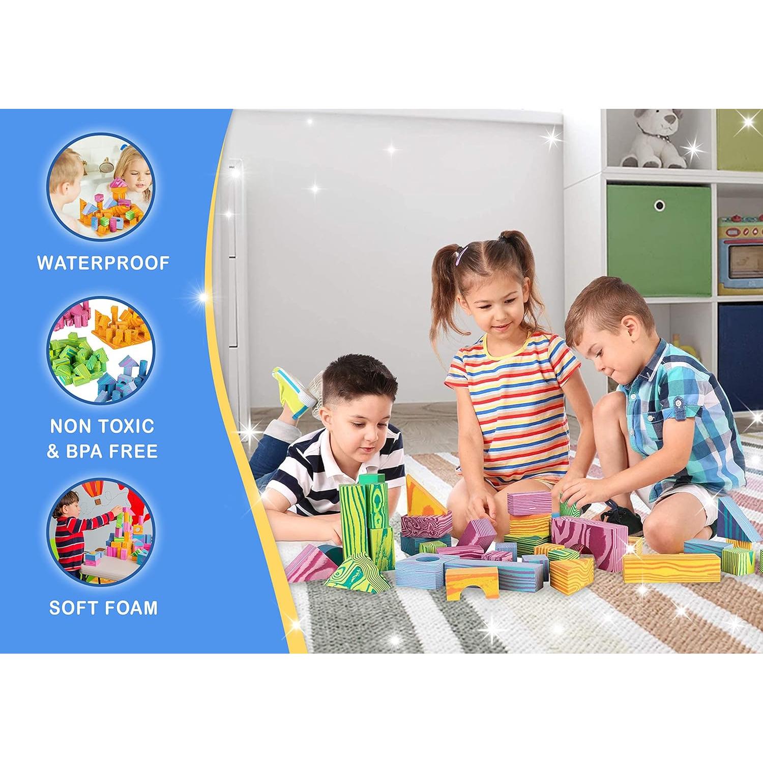 Conjunto de 300 Bloques de Construcción de Espuma EVA Morvat