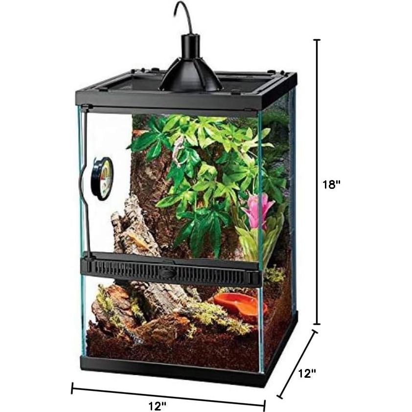 Terrario Vertical Zilla 30.48x30.48x45.72 cm para Reptiles
