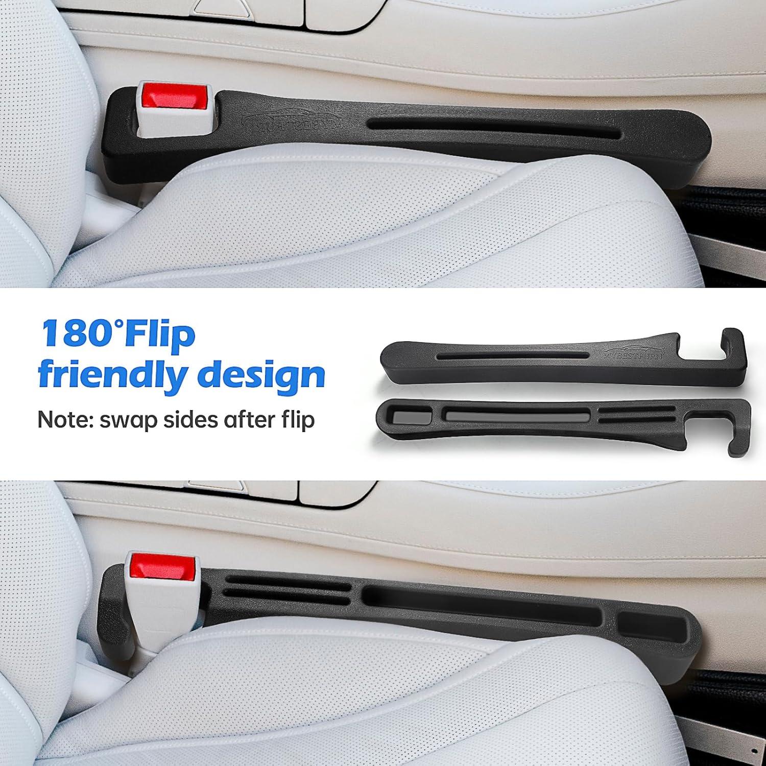 Relleno de Espacio para Asiento de Coche DEWEST - Juego de 2, Ajustable