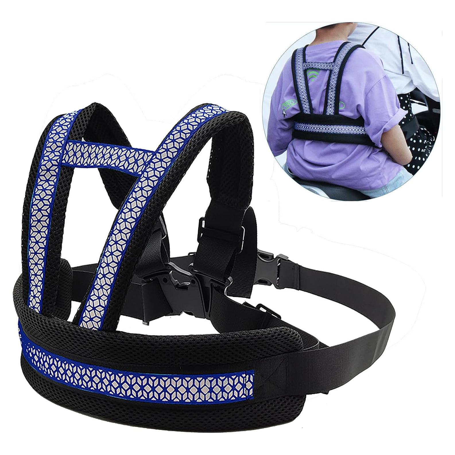 Arnés de Seguridad Infantil Holiberty para Motocicleta Azul