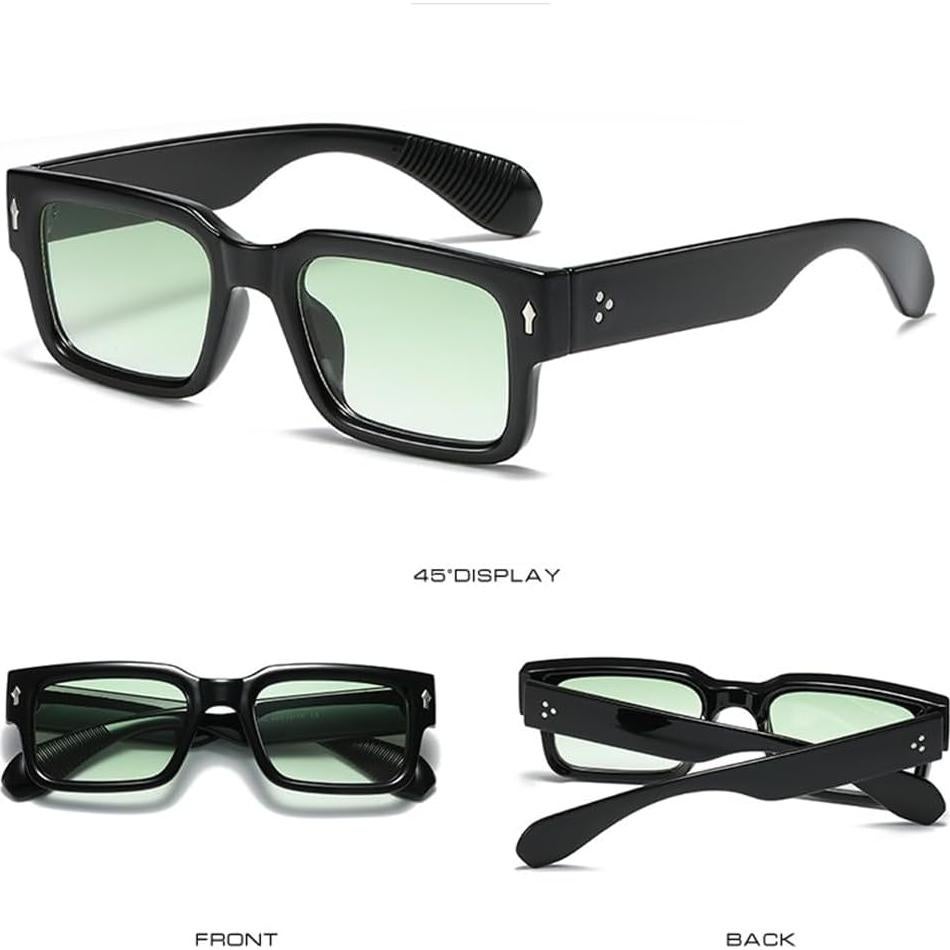 Gafas de sol cuadradas GOBIGER UV400 unisex paquete de 2