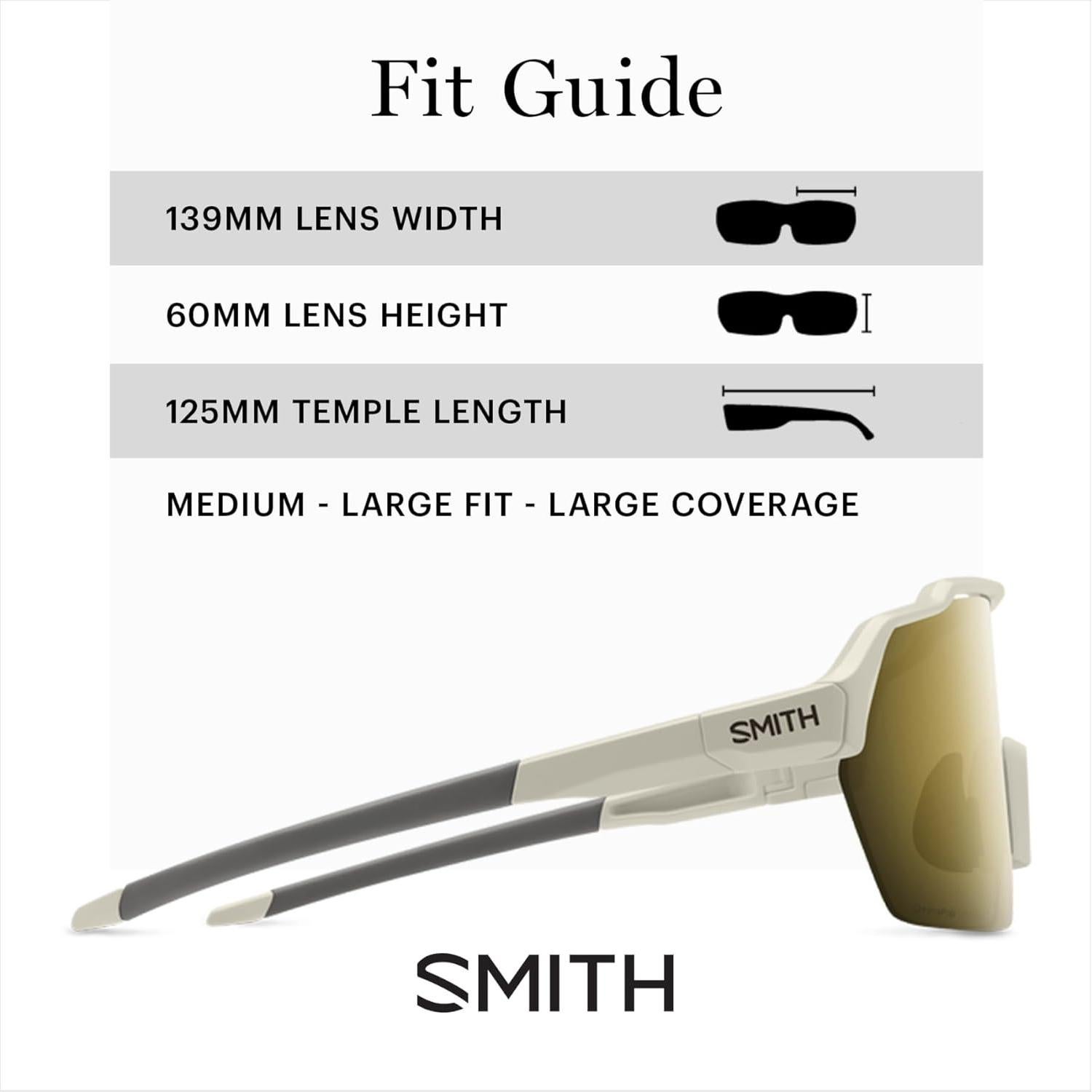 Gafas de Sol Smith MAG Shift Split Hueso Mate ChromaPop
