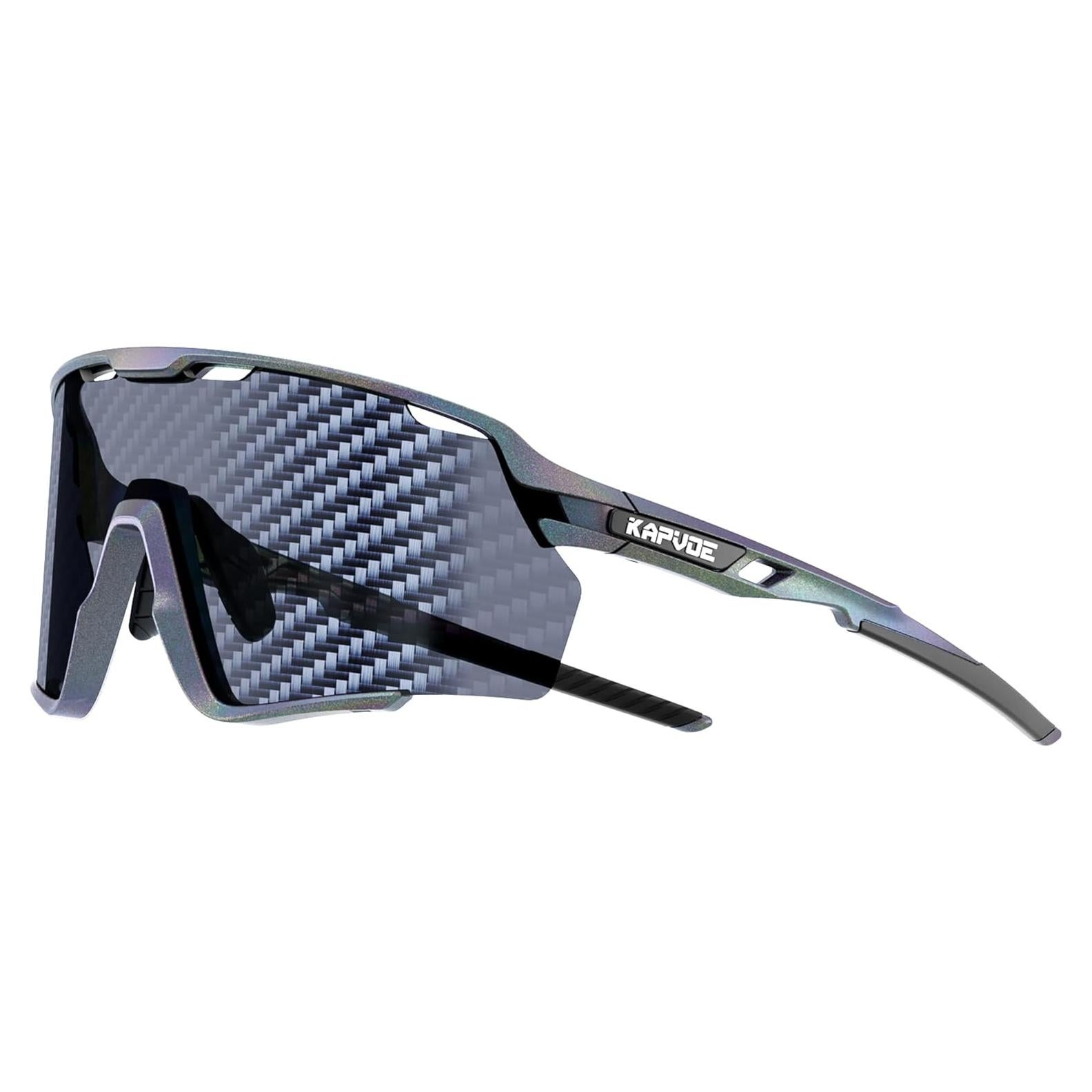 Gafas de Ciclismo KAPVOE Unisex con Lentes UV400 y Marco TR90