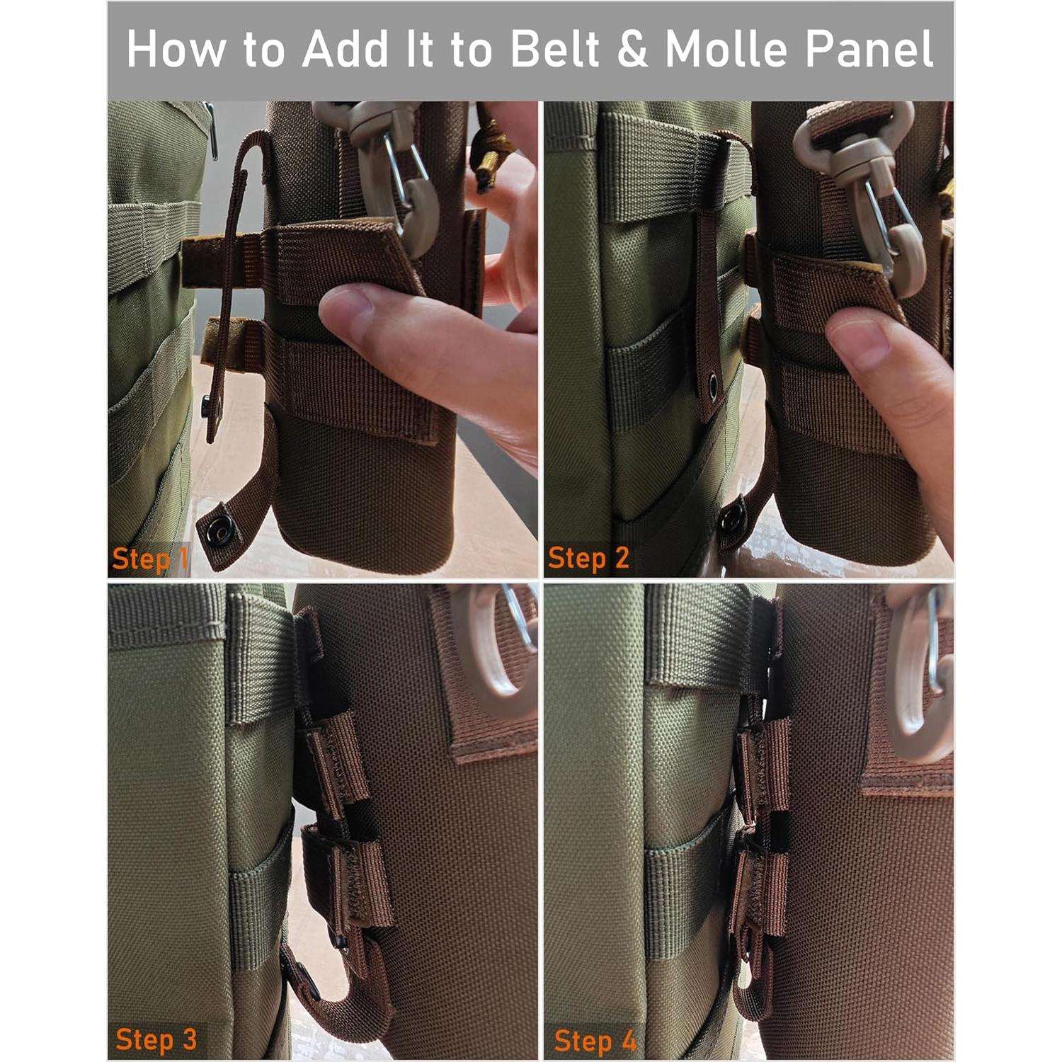 Funda Táctica Molle para Gafas Lemubeane Verde Militar