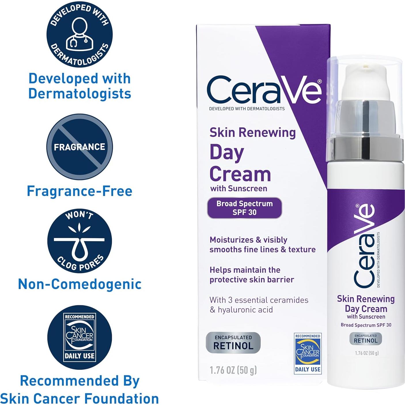 CeraVe Crema Facial Anti-Envejecimiento SPF 30 50 g