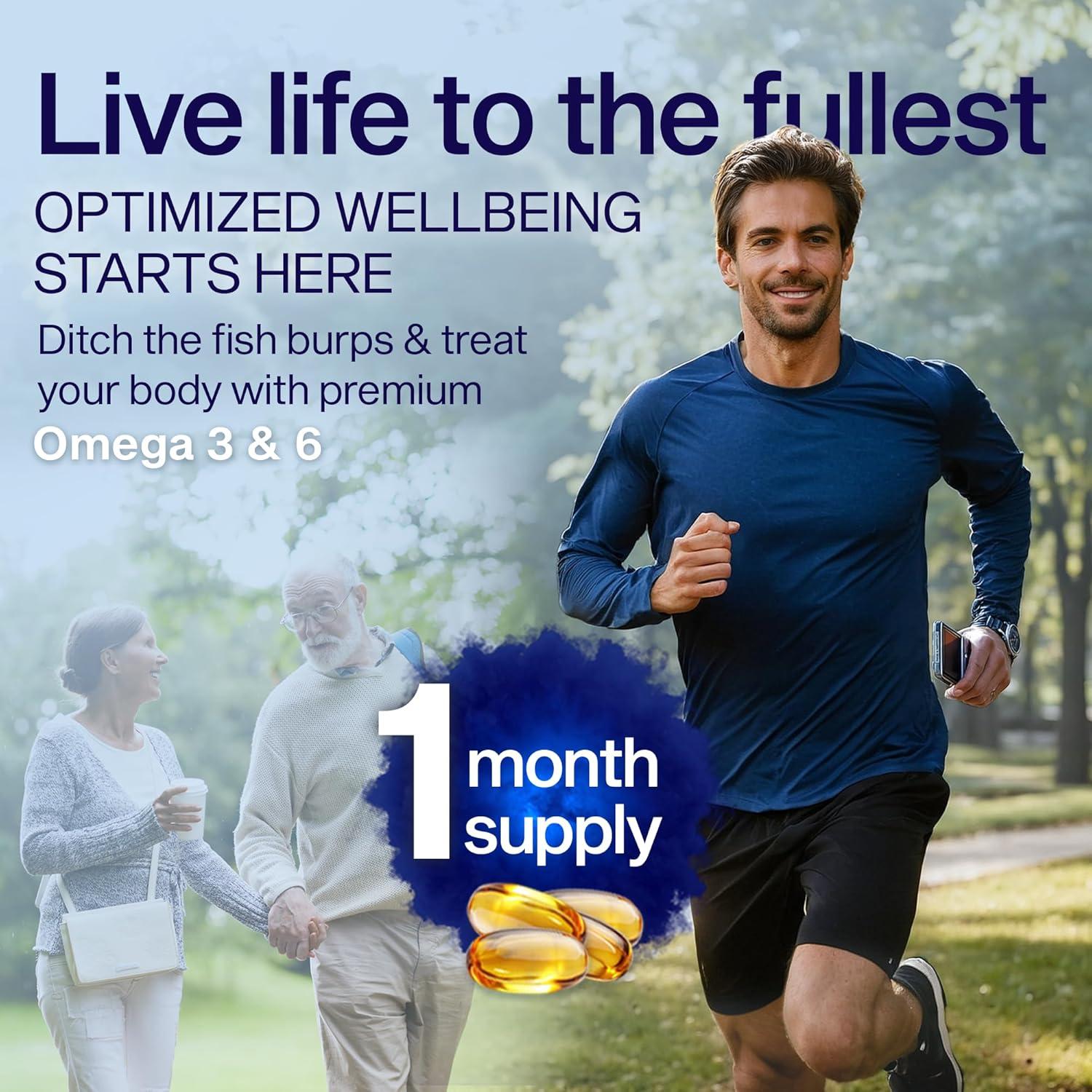 Suplemento Omega 3 y 6 Vegetal YES - 120 Cápsulas