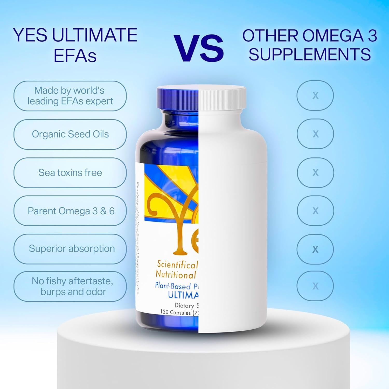 Suplemento Omega 3 y 6 Vegetal YES - 120 Cápsulas
