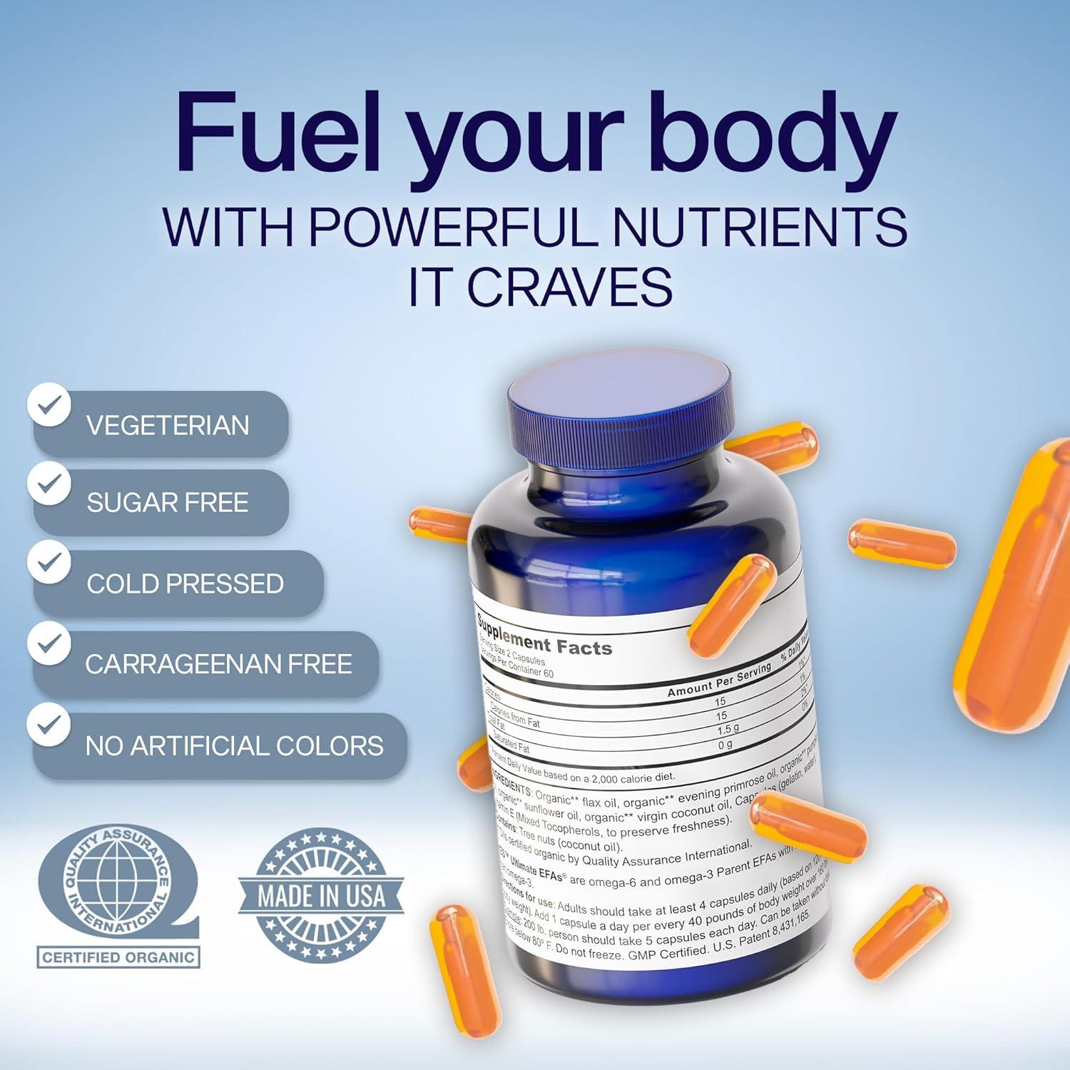 Suplemento Omega 3 y 6 Vegetal YES - 120 Cápsulas