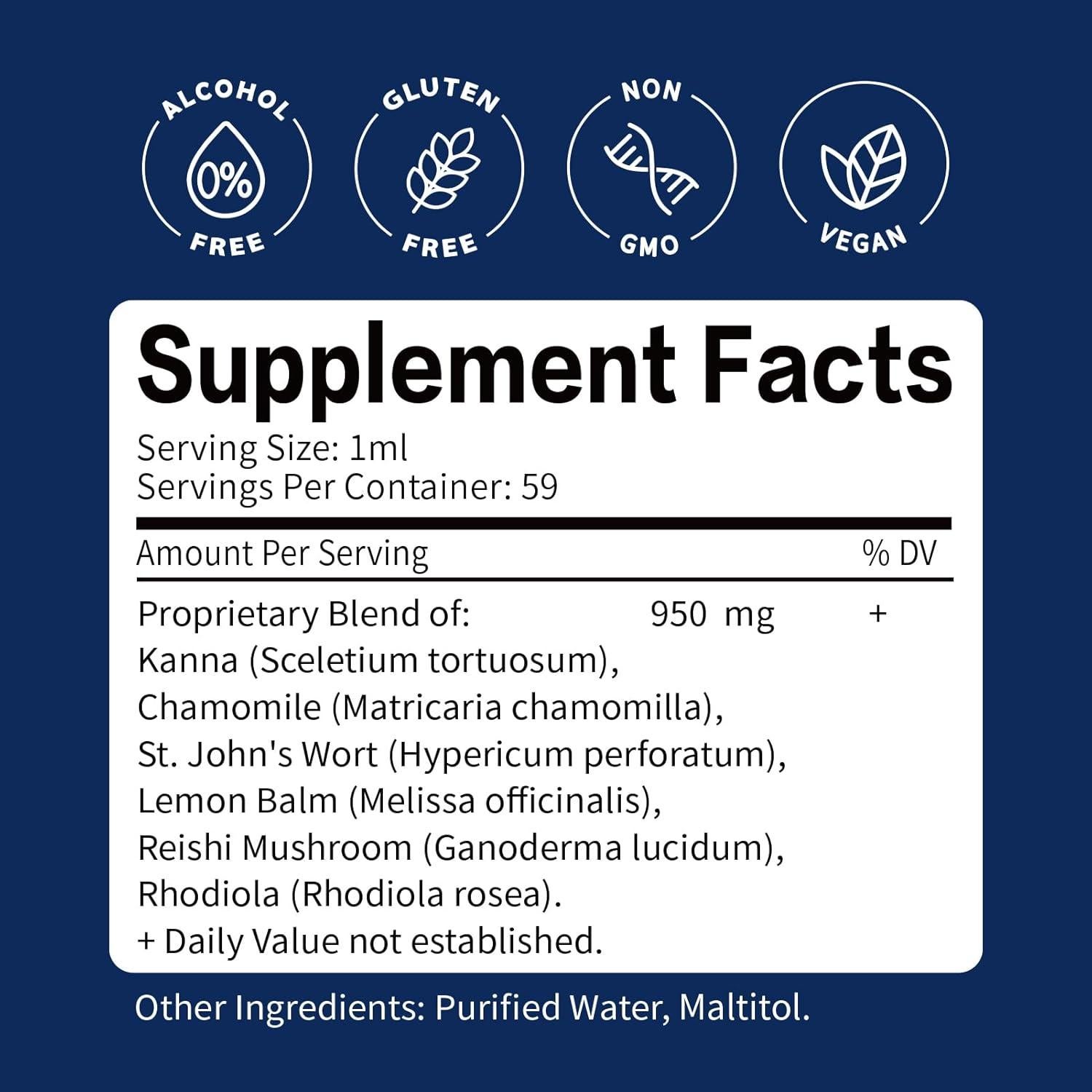 Gotas de Kanna 60ml - Suplemento Herbal Orgánico ORGANIHERBENCE