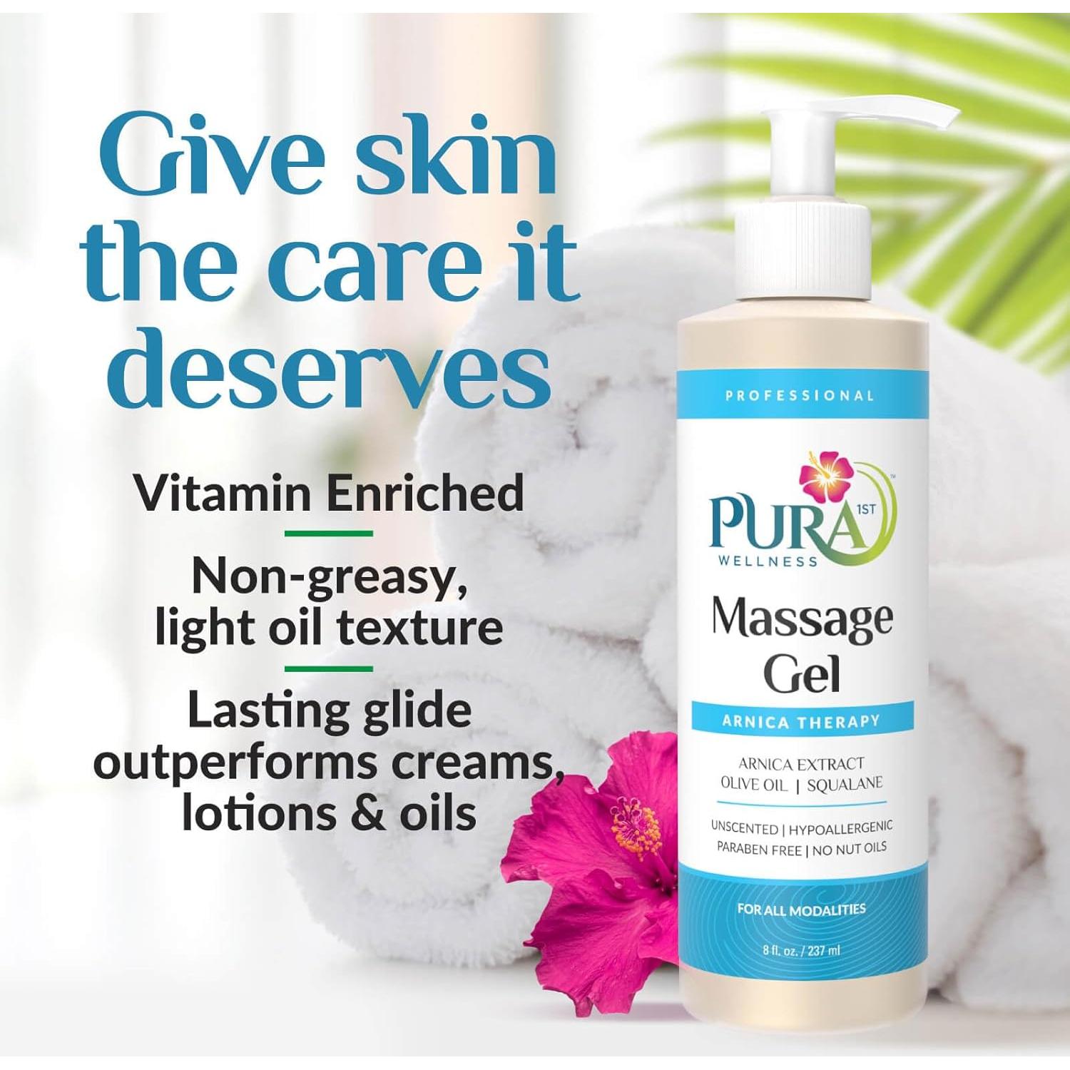 Gel de Arnica PURA 1st 236ml Alivio Muscular Sin Fragancia