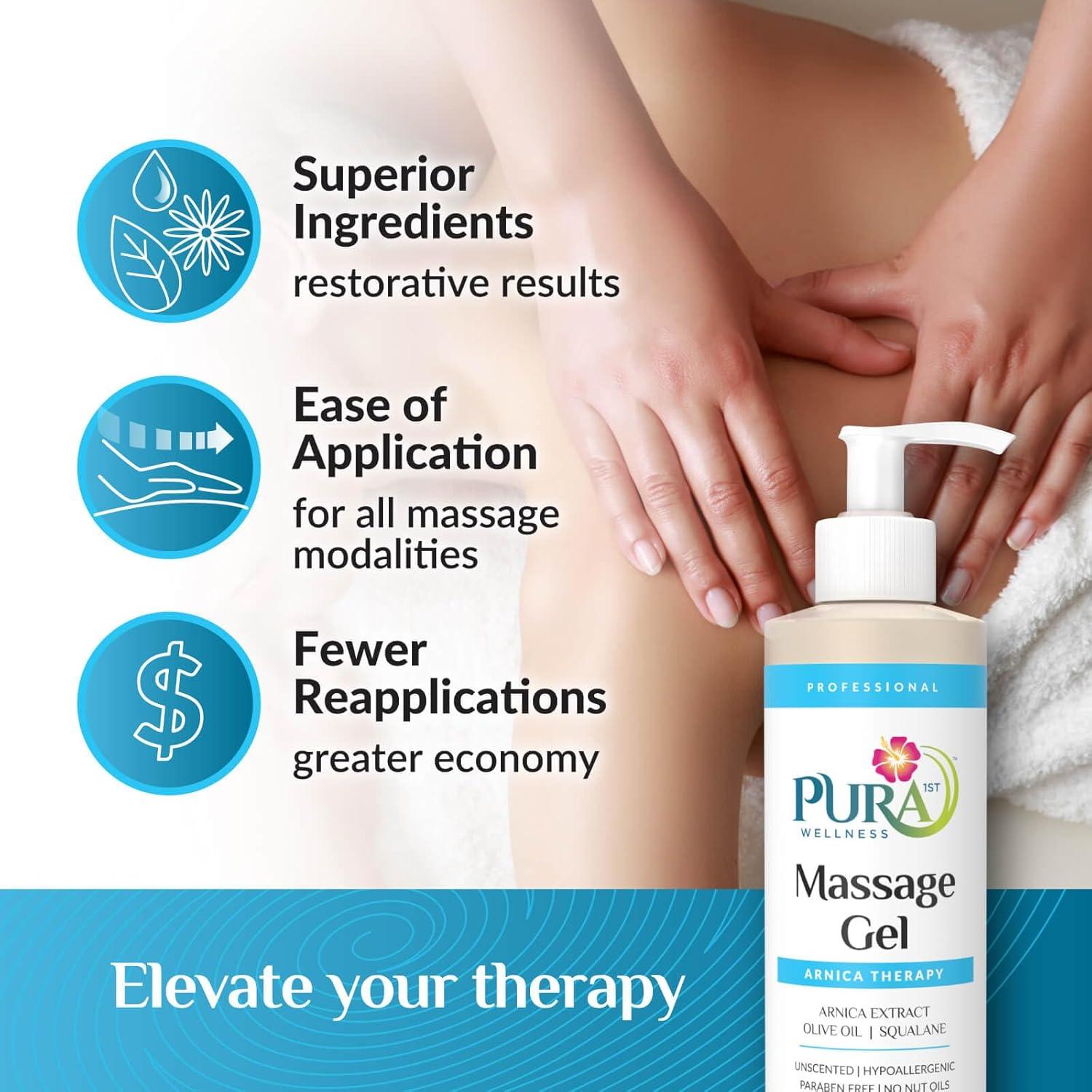 Gel de Arnica PURA 1st 236ml Alivio Muscular Sin Fragancia