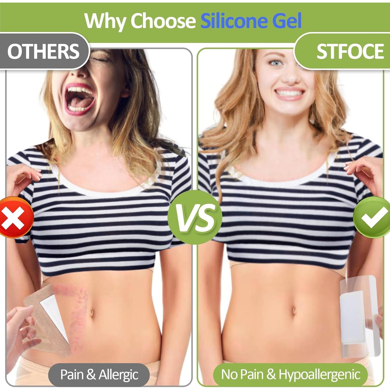 Paquete de 10 Parches de Aceite de Ricino STFOCE 16x13cm