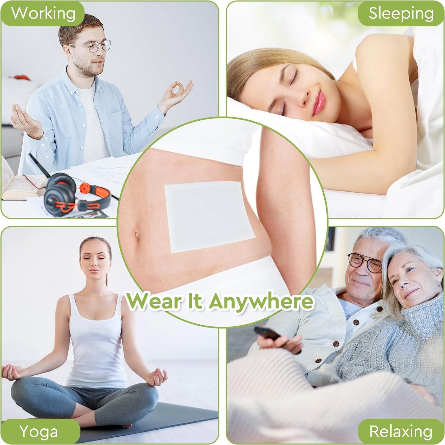 Paquete de 10 Parches de Aceite de Ricino STFOCE 16x13cm