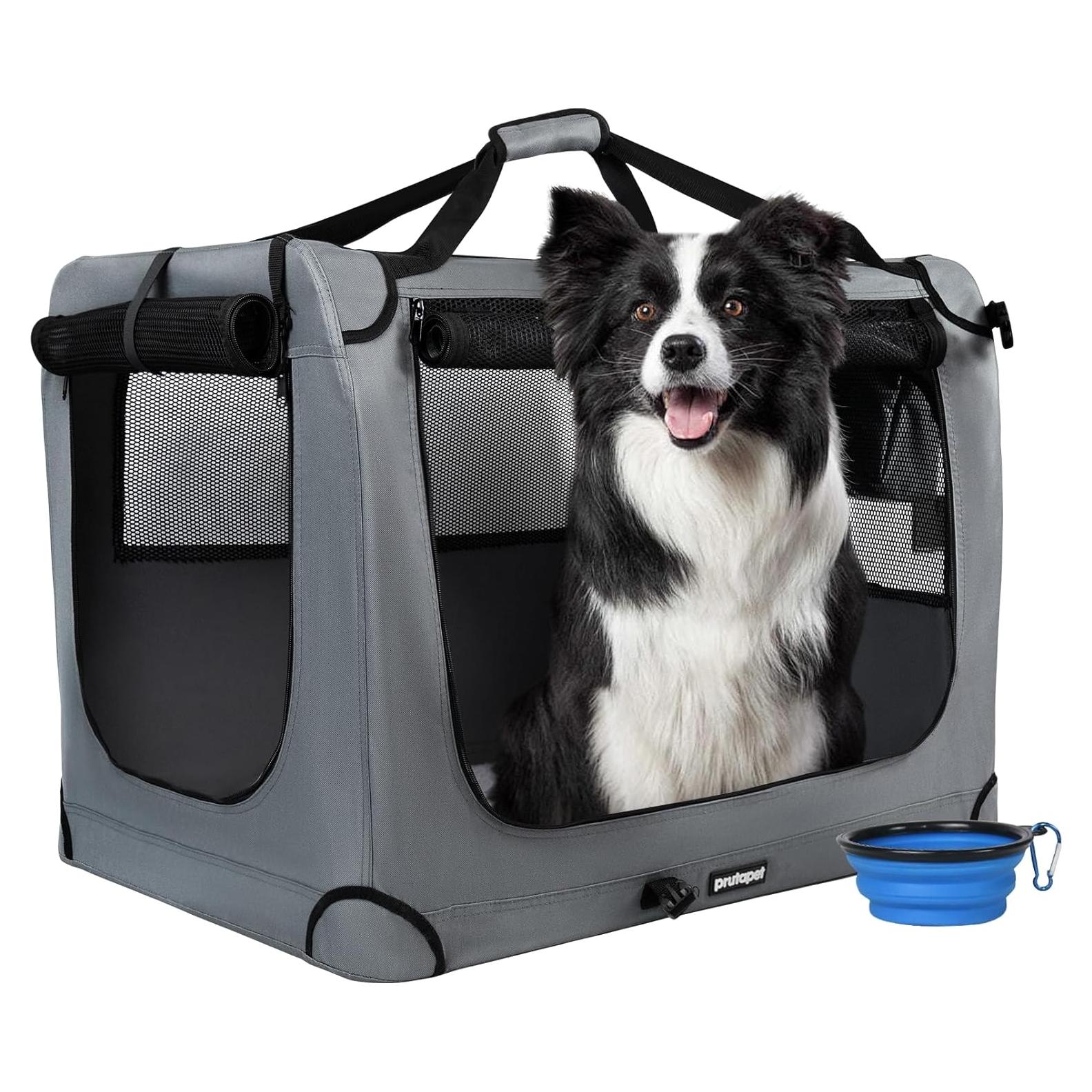 Transportín grande Prutapet 81x58x58 cm suave para mascotas