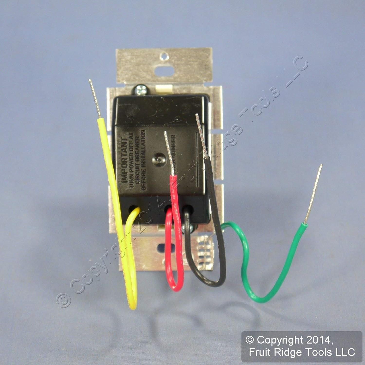 Control de Ventilador Lutron AYFSQ-F-AL 3 Velocidades Almendra