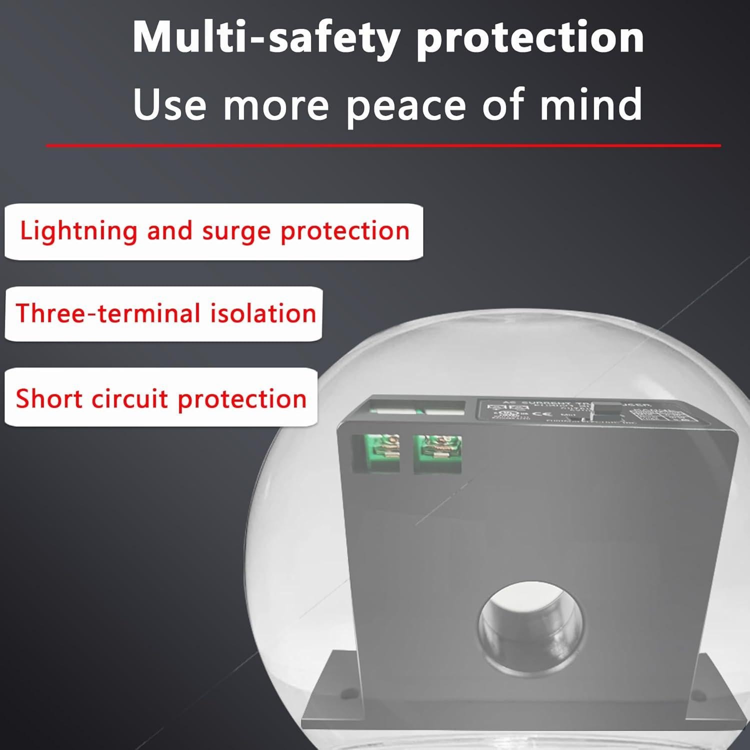Transmisor de Corriente AC FCS2151-SD-10V 0-200A Nodehawk