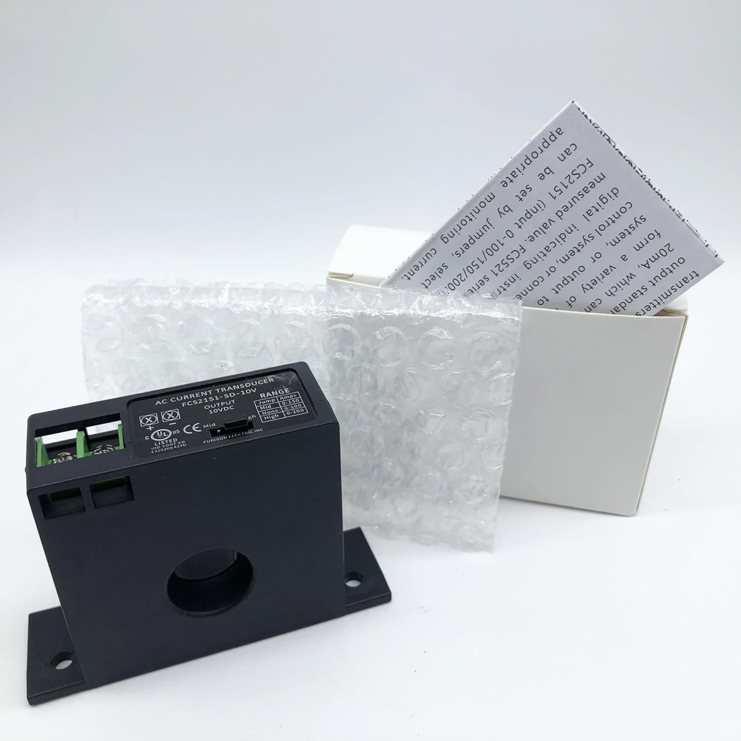 Transmisor de Corriente AC FCS2151-SD-10V 0-200A Nodehawk