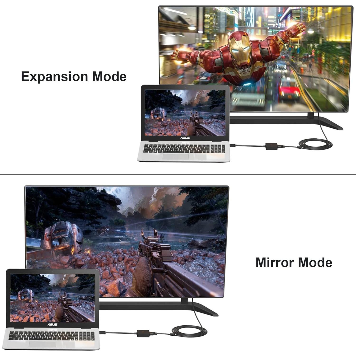 Adaptador HDMI a VGA AISKUY 1080P 60Hz Plug and Play