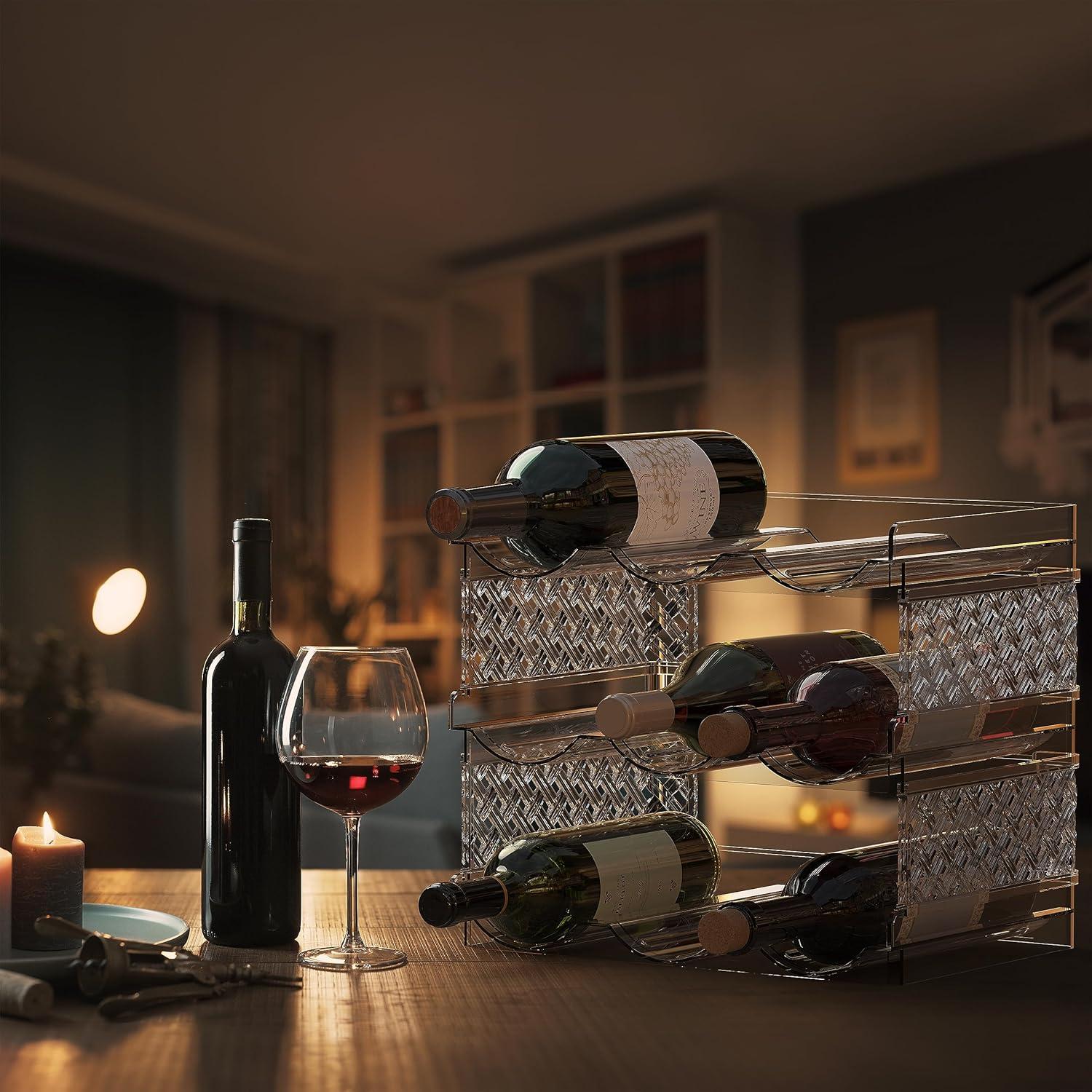 Organizador de Botellas Apilable Simple Houseware 3 Niveles