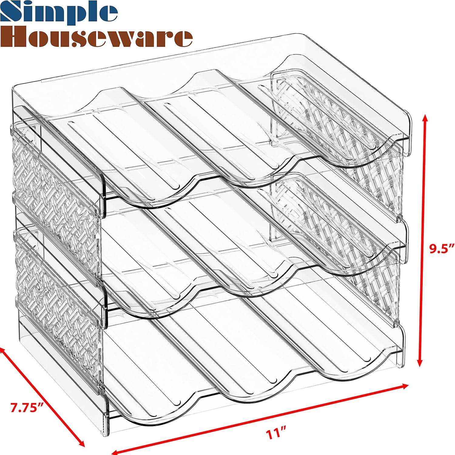 Organizador de Botellas Apilable Simple Houseware 3 Niveles