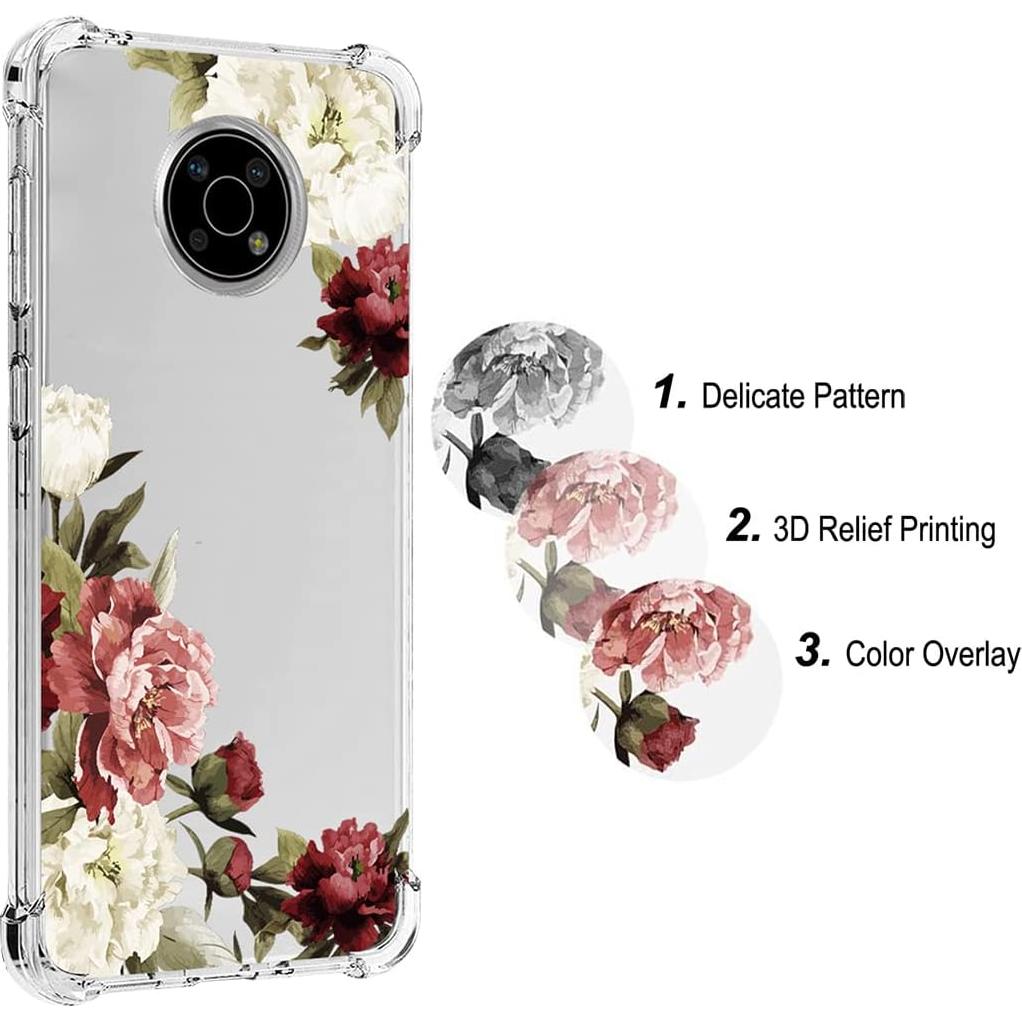 Funda protectora TPU para Nokia G300 - Floral - Ueokeird
