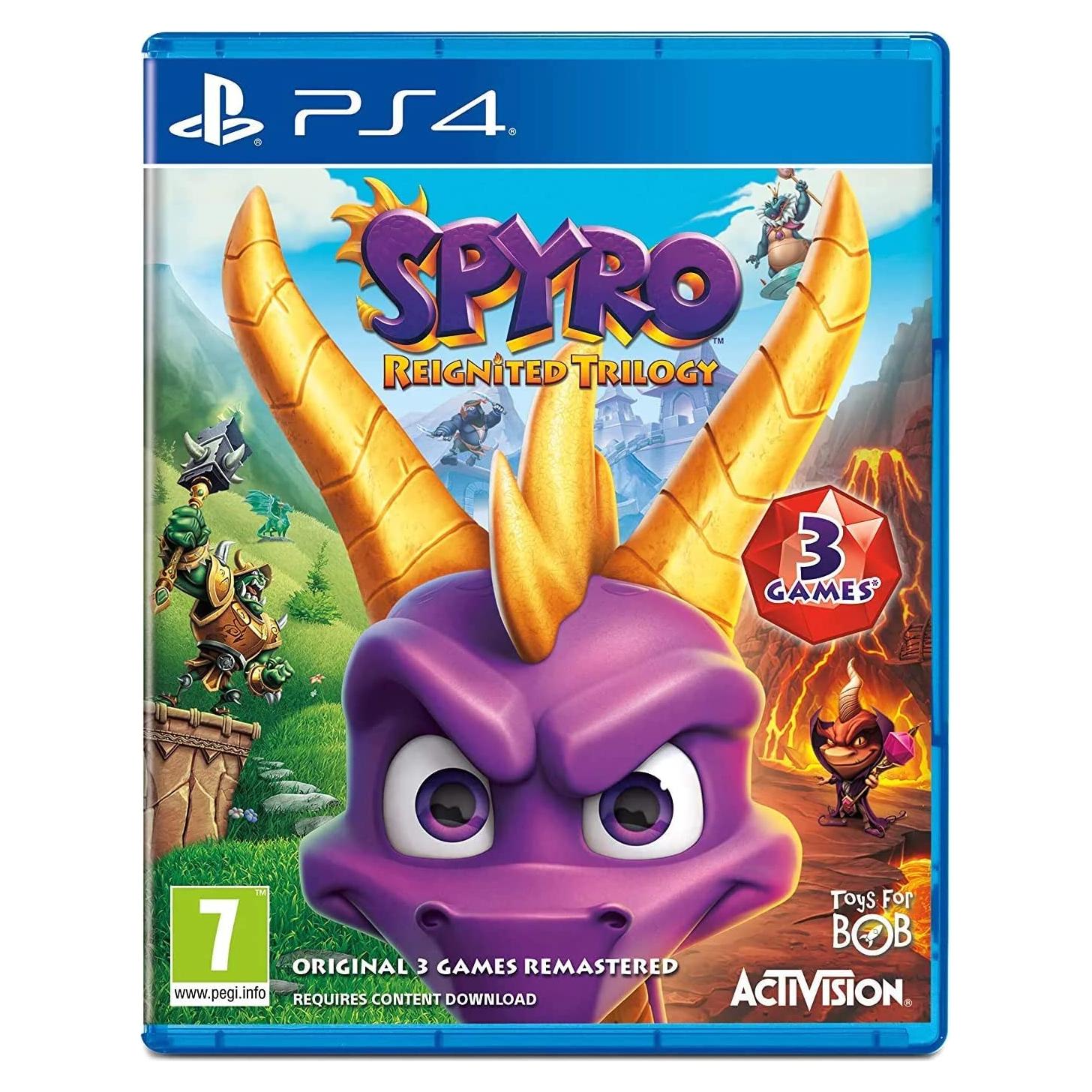 Spyro Reignited Trilogy - Videojuego Activision PS4 HD