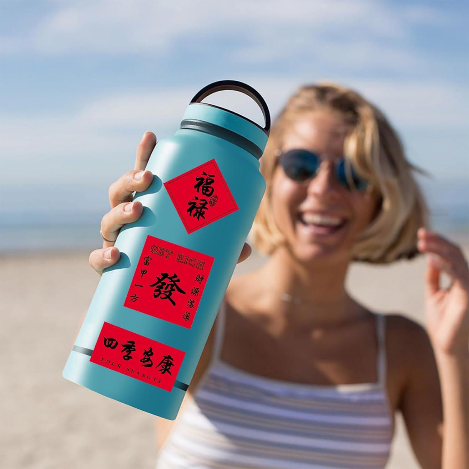 Pegatinas Chinas Sanyeyufeng 54PCS Vinilo Impermeable