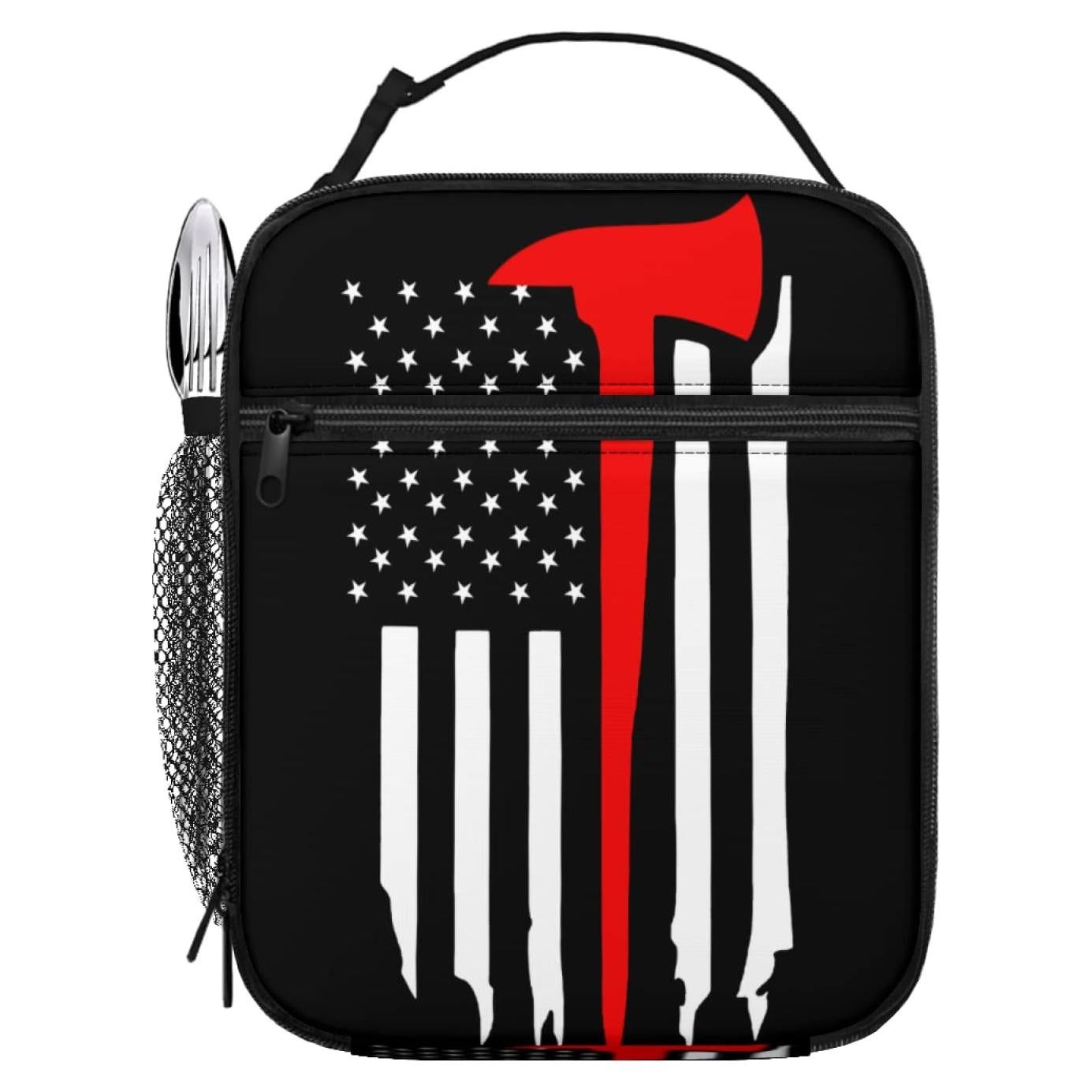 Bolsa de Almuerzo Aislada Miaoquhe 26x11x21 cm Bandera Americana