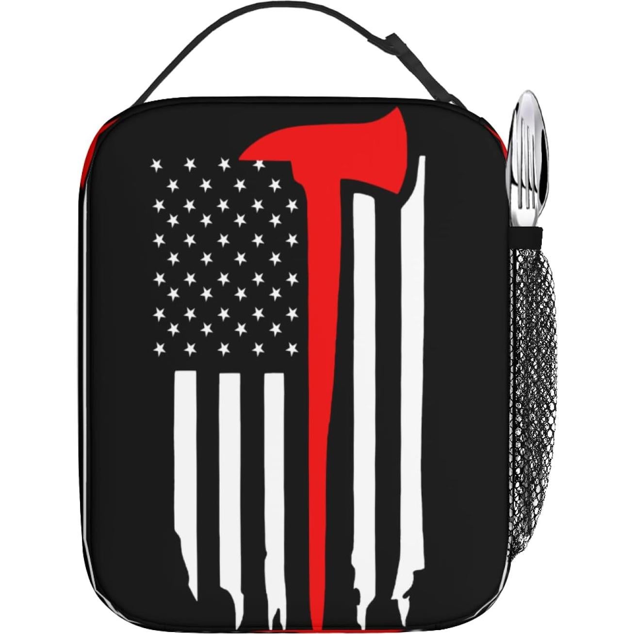 Bolsa de Almuerzo Aislada Miaoquhe 26x11x21 cm Bandera Americana